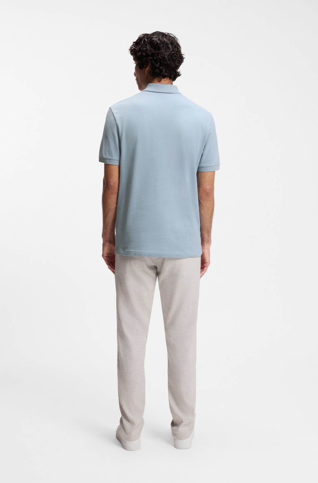 Мужской поло из эластичного хлопка BOSS Orange | Фото 5