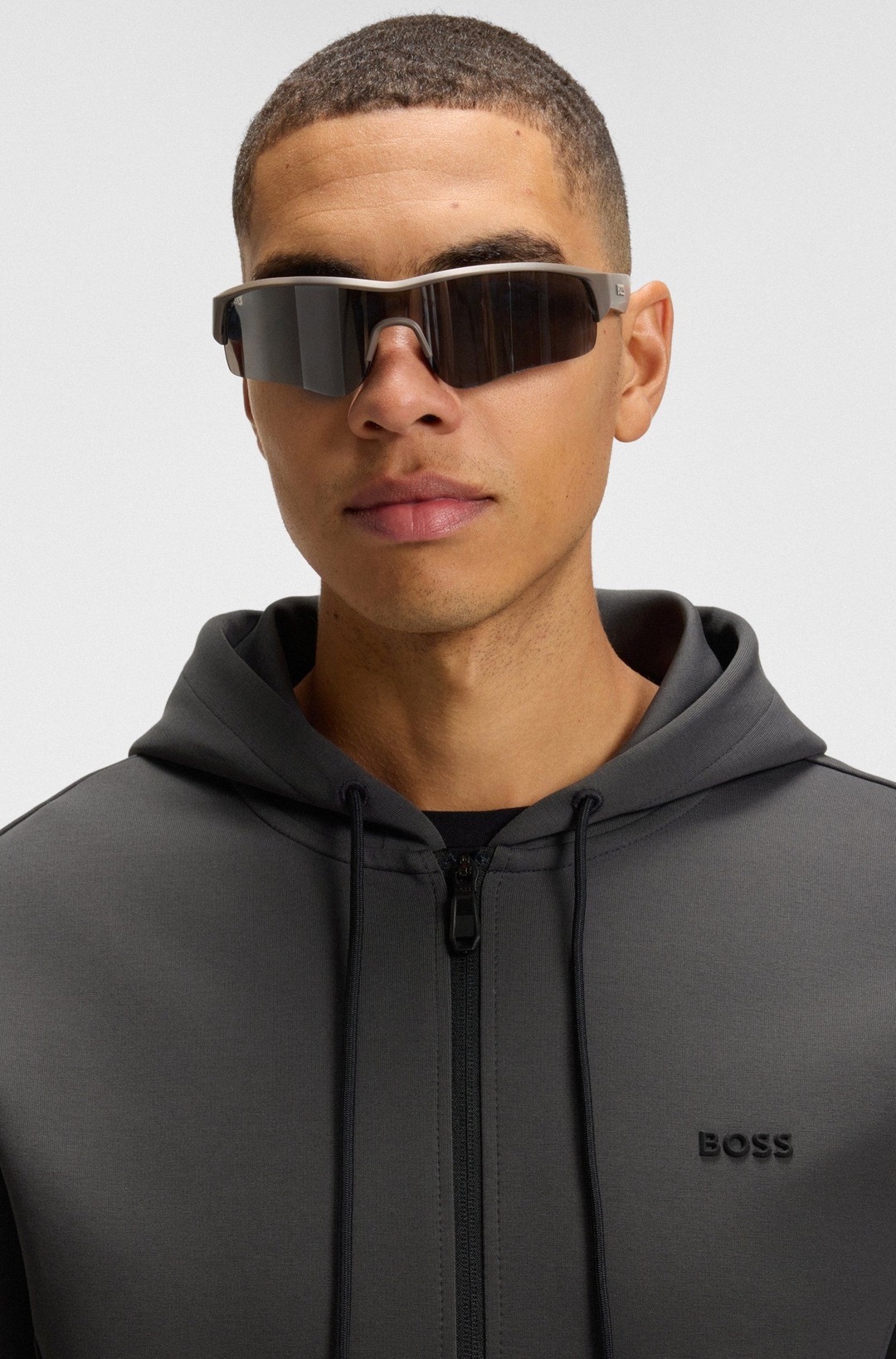 Мужская спортивная толстовка из эластичного хлопка BOSS Green | Фото 5