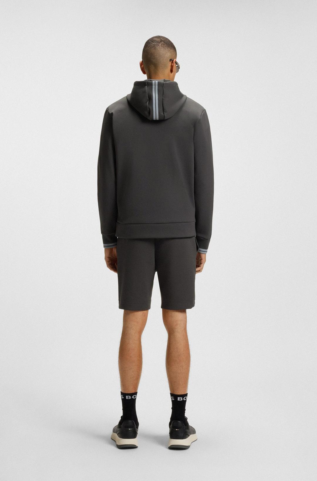 Мужская спортивная толстовка из эластичного хлопка BOSS Green | Фото 3