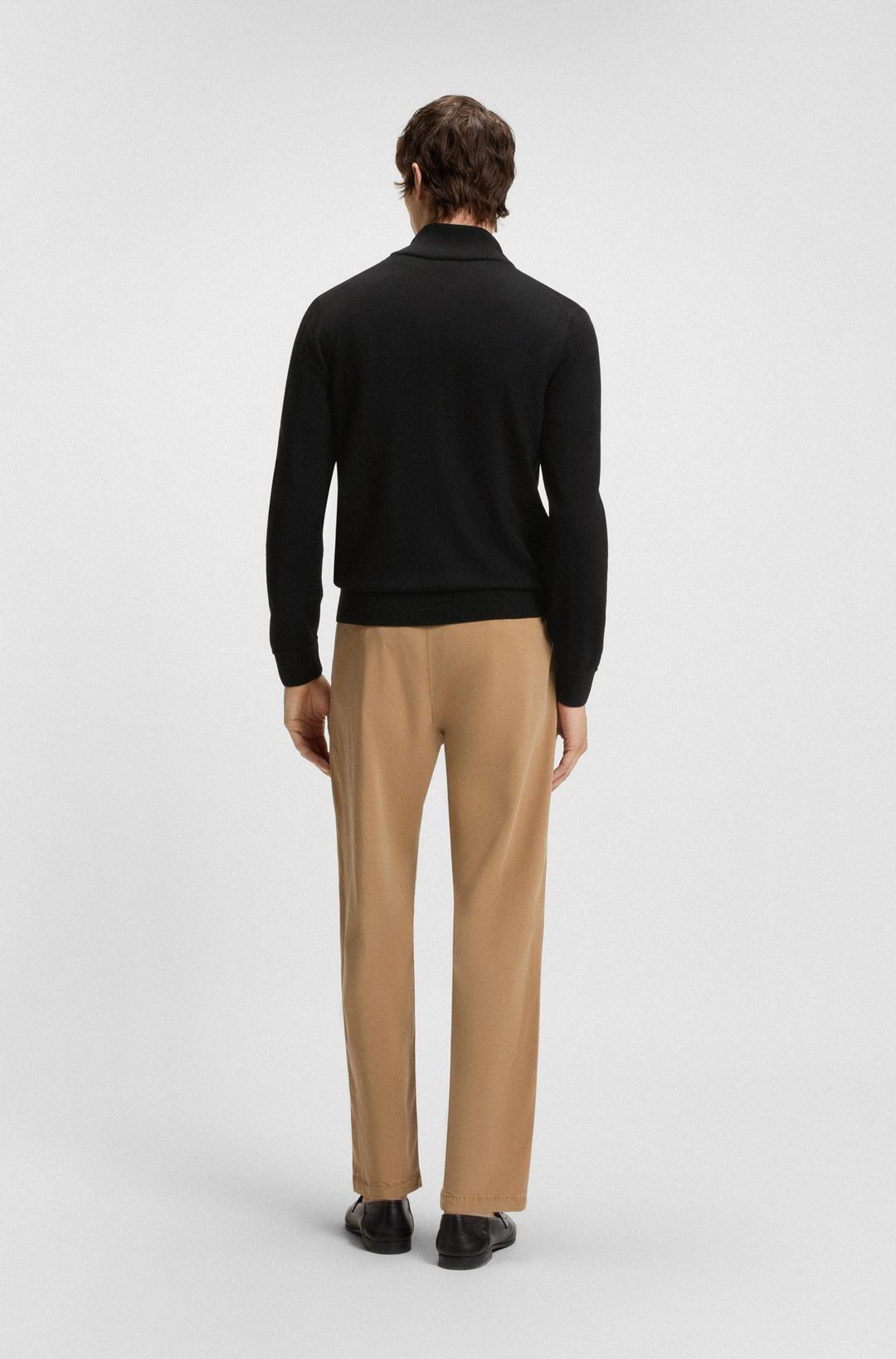 Мужской жакет из шерсти и хлопка BOSS Black | Фото 5