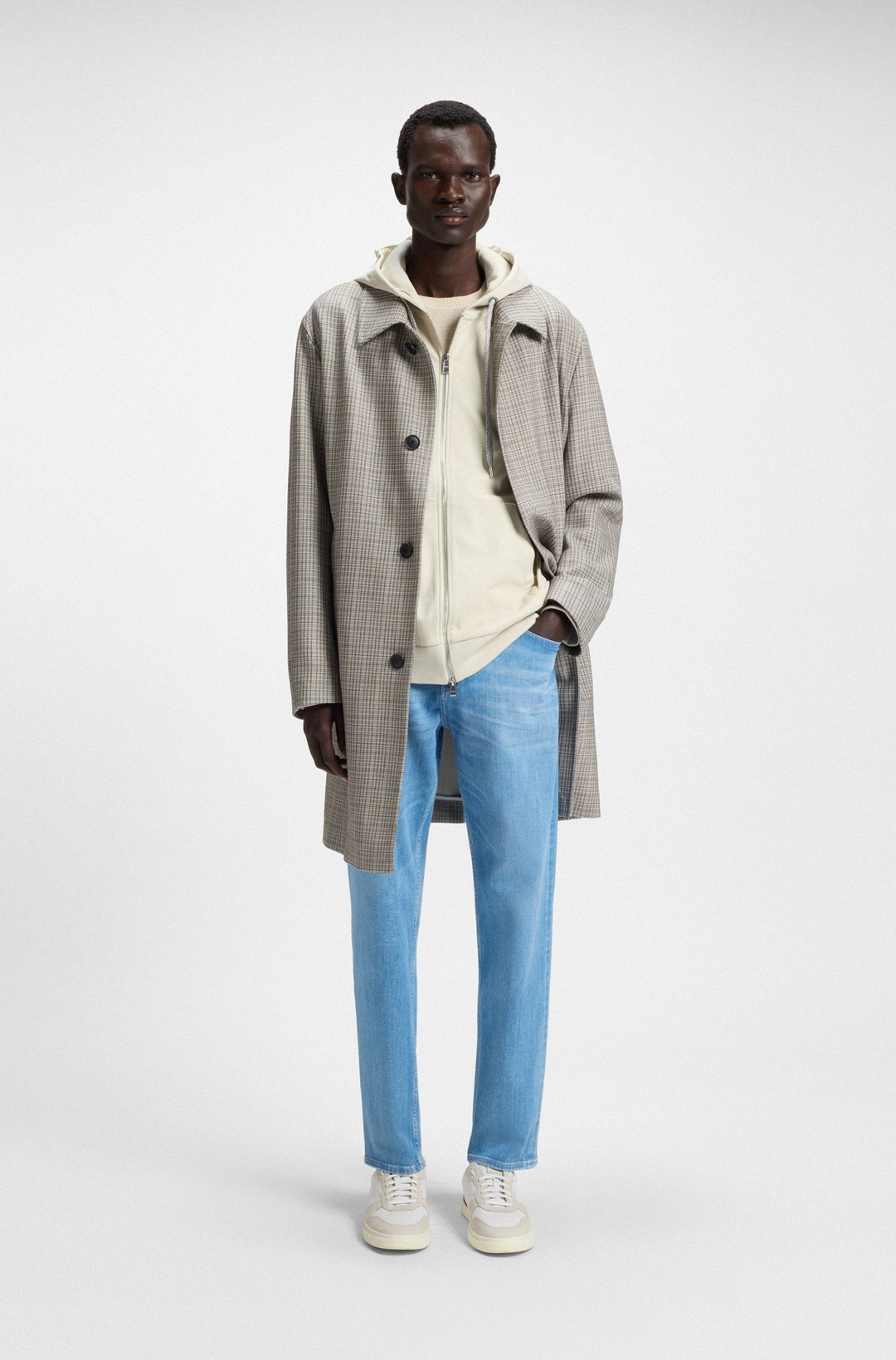 Мужская толстовка из эластичного хлопка BOSS Black | Фото 4