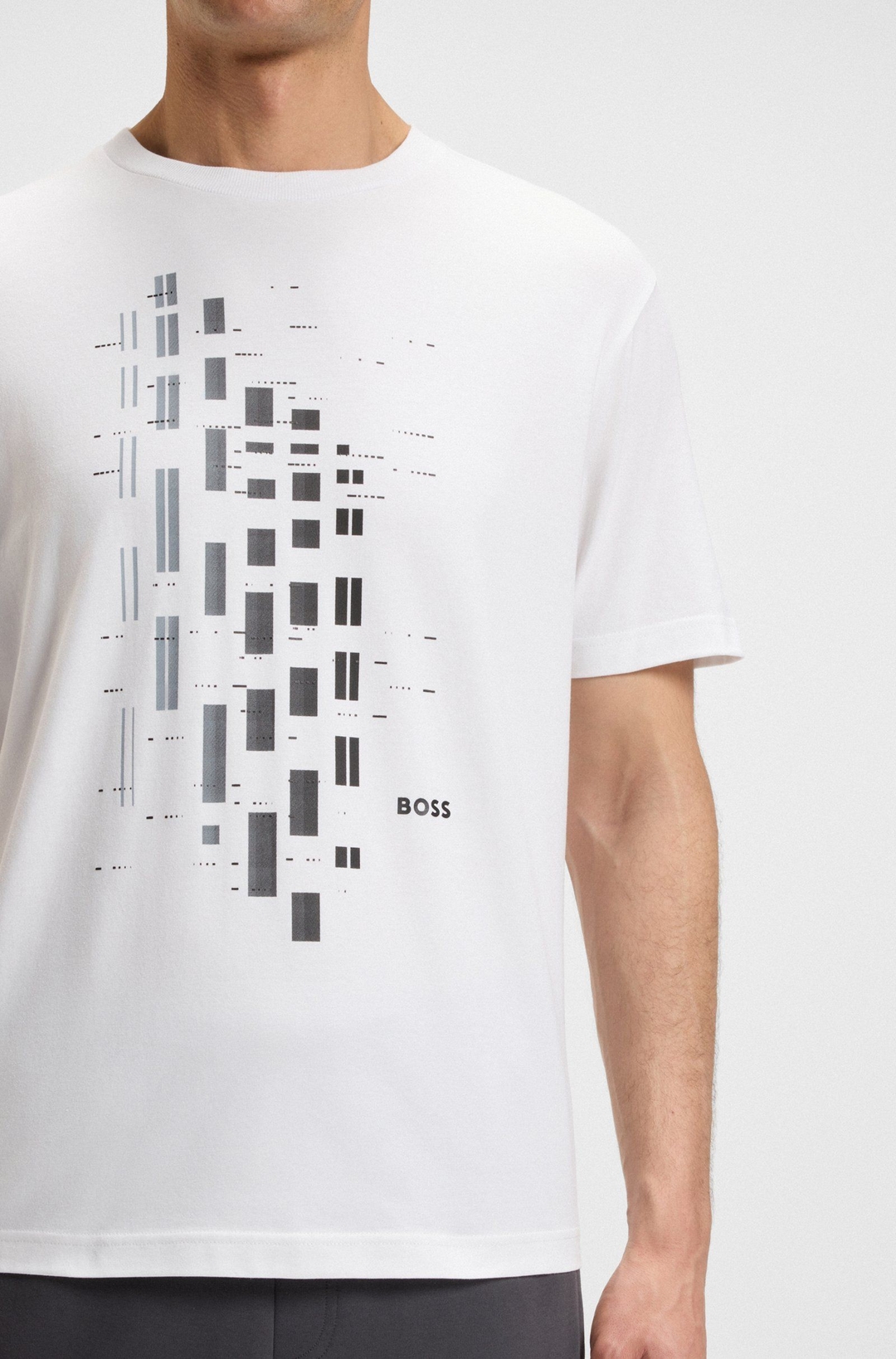 Мужская футболка из эластичного хлопка BOSS Green | Фото 3