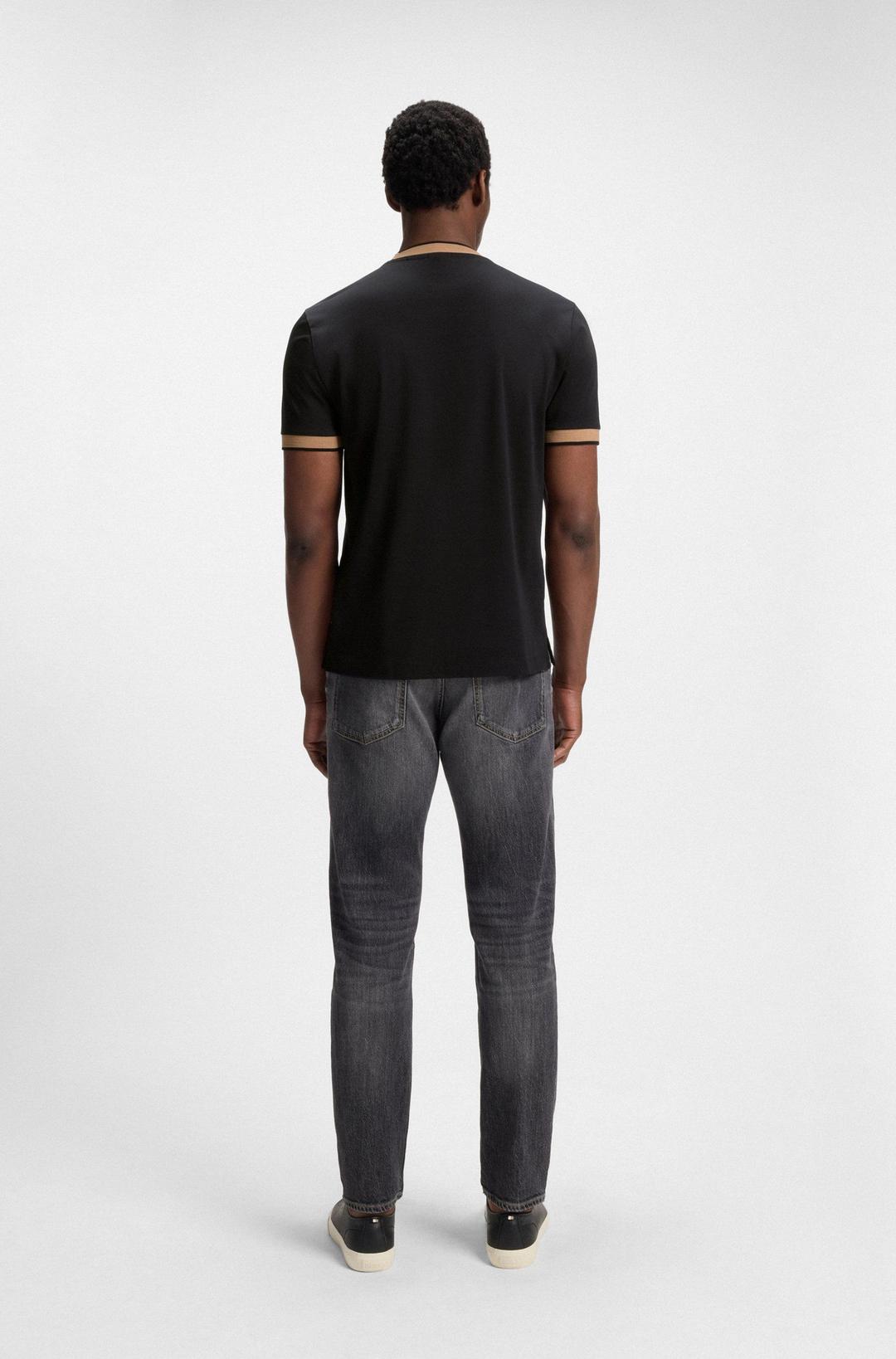 Мужская футболка из мерсеризованного хлопка BOSS Black | Фото 4