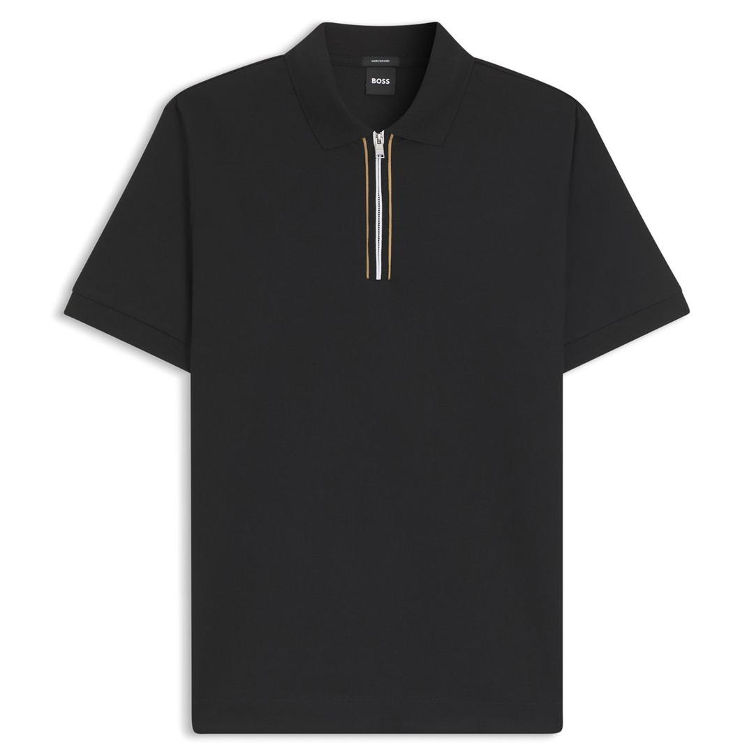 Мужское поло из мерсеризованного хлопка BOSS Black | Фото 1