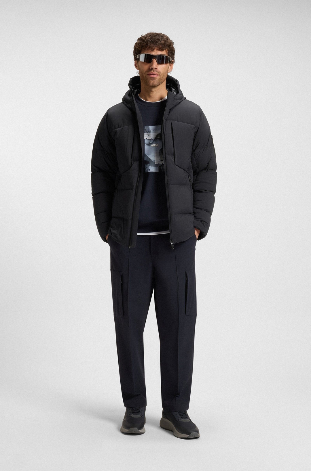 Мужская куртка-пуховик BOSS Green | Фото 4