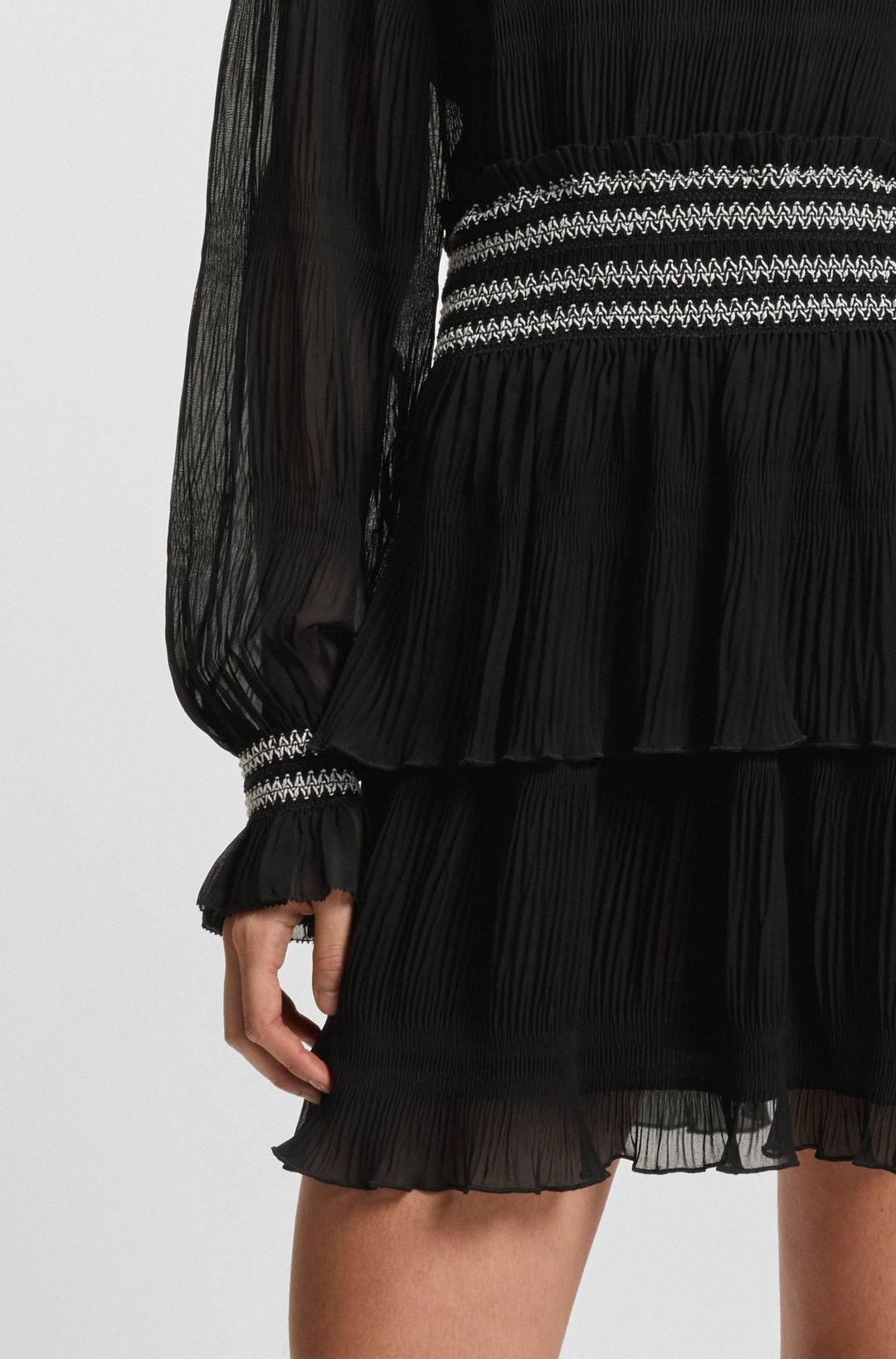 Женские шифоновое платье BOSS | Фото 6