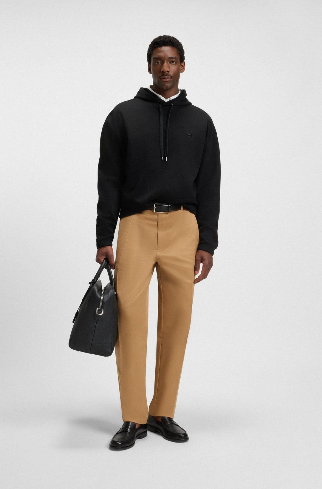 Мужское худи из хлопка BOSS Black | Фото 4