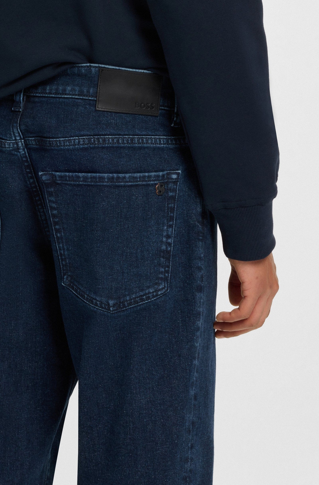 Мужские прямые джинсы BOSS Orange | Фото 6