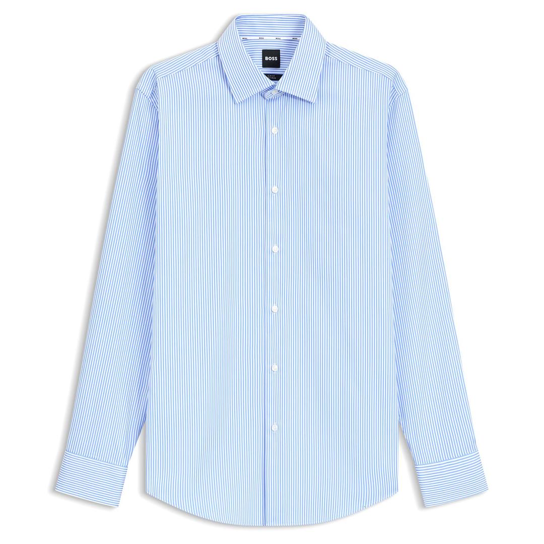 Мужская сорочка в полоску BOSS Black | Фото 1