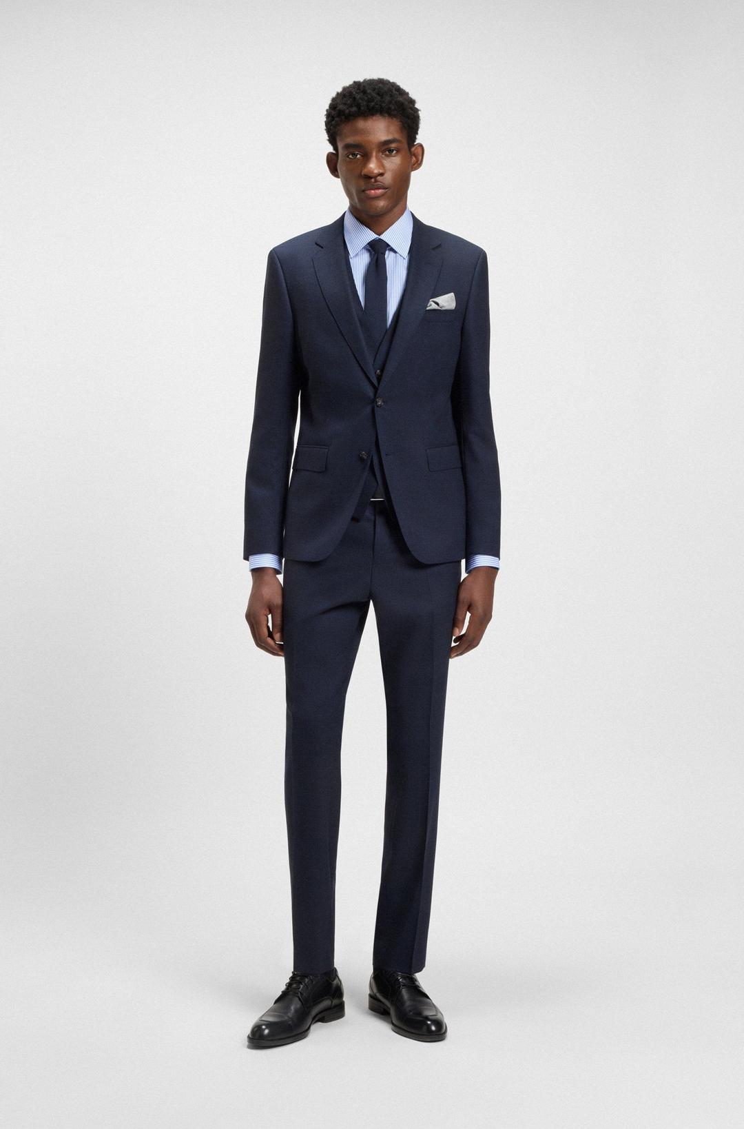 Мужская сорочка в полоску BOSS Black | Фото 5