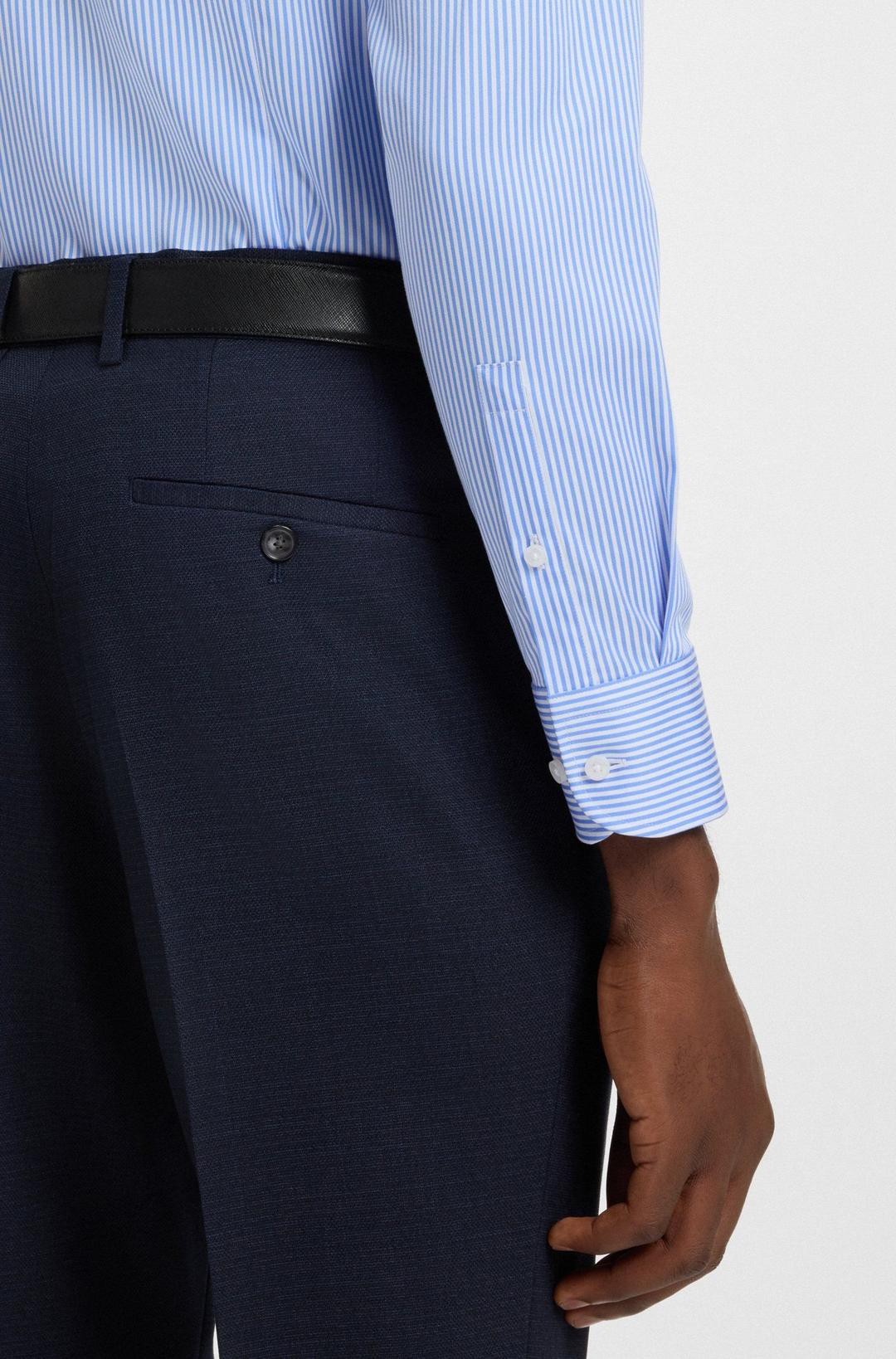 Мужская сорочка в полоску BOSS Black | Фото 4