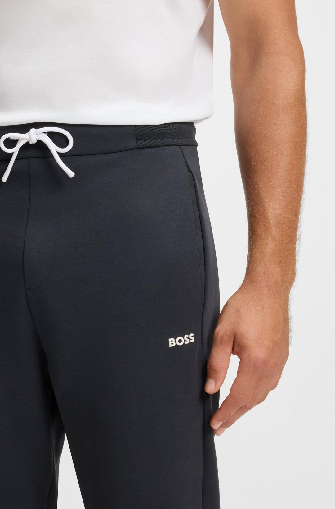 Мужские спортивные брюки из эластичного хлопка BOSS Green | Фото 3