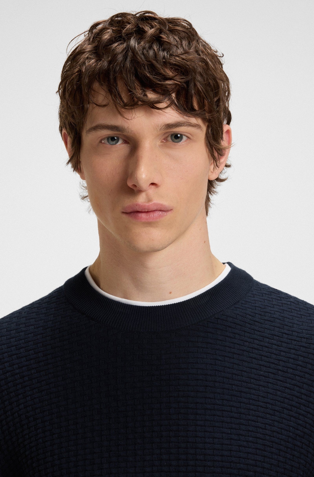 Мужской хлопковый джемпер BOSS Black | Фото 5