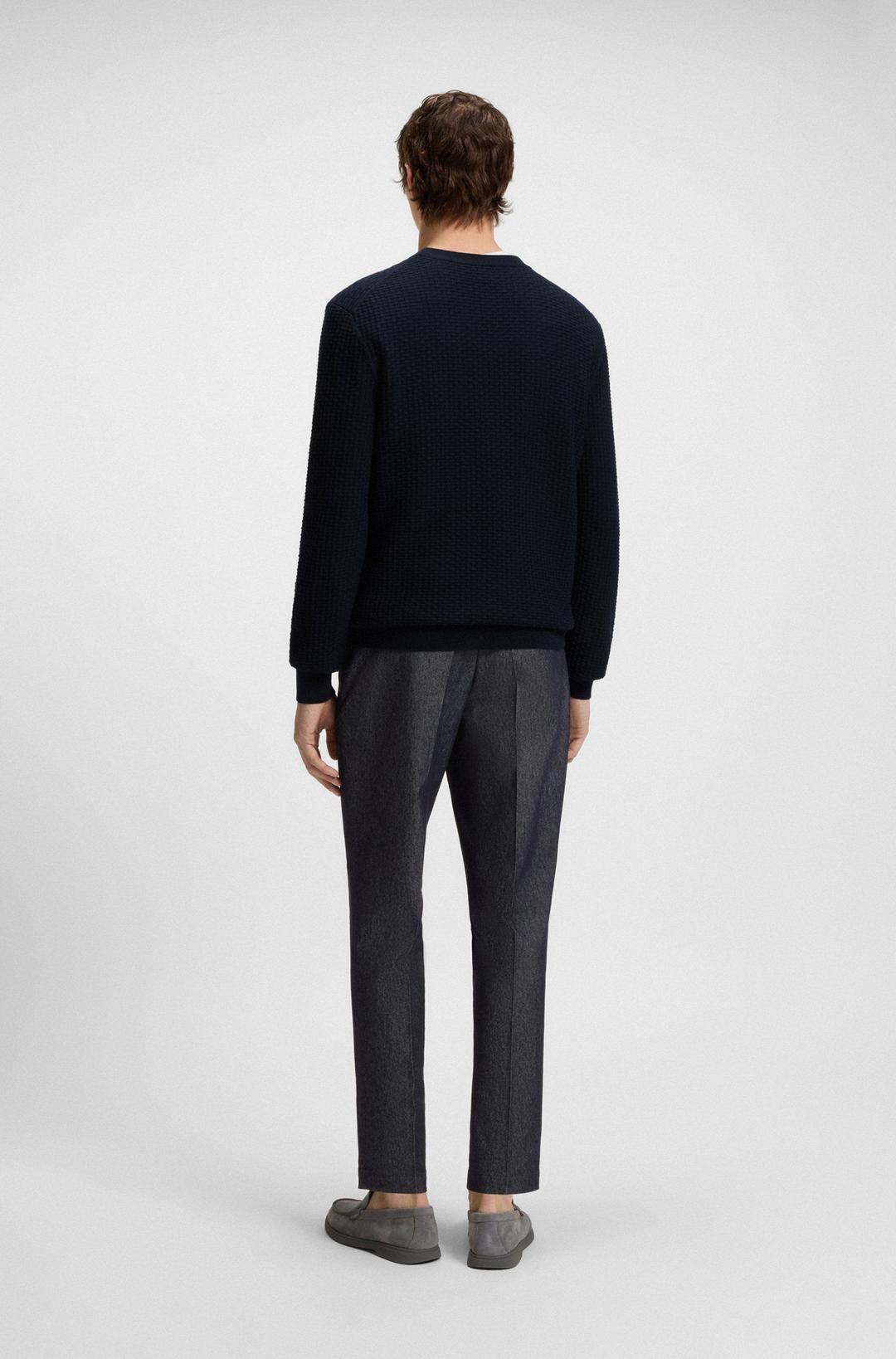 Мужской хлопковый джемпер BOSS Black | Фото 4