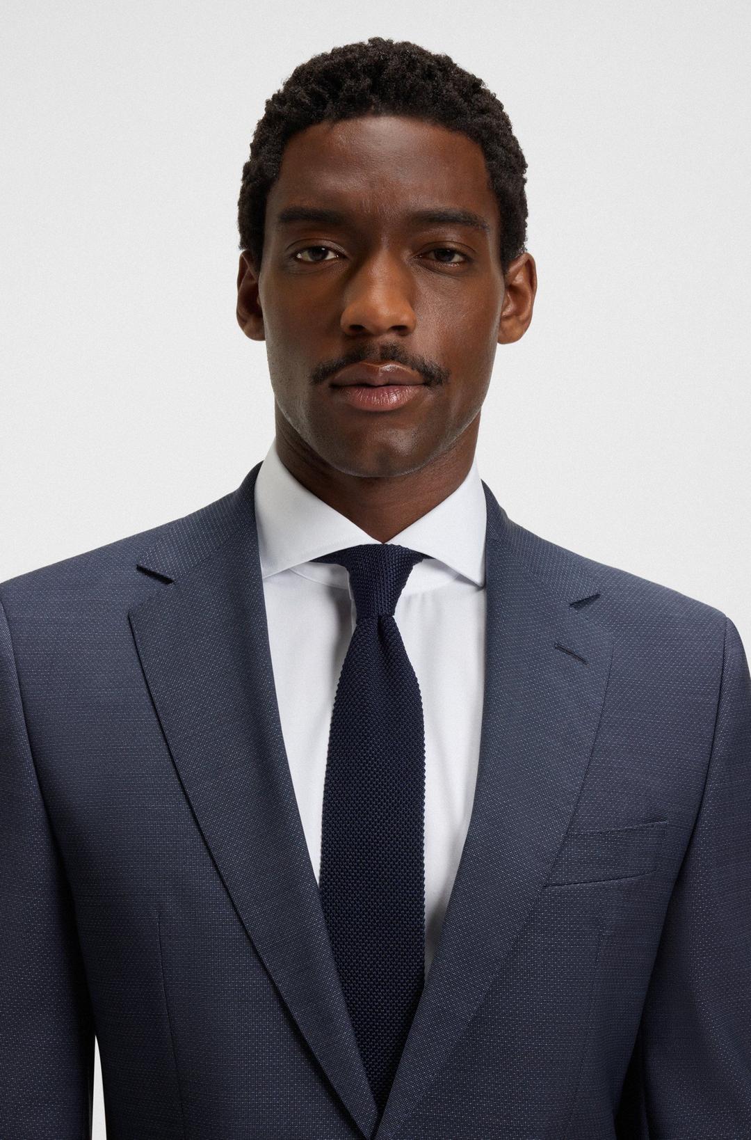 Мужской классический костюм из шерсти BOSS Black | Фото 4