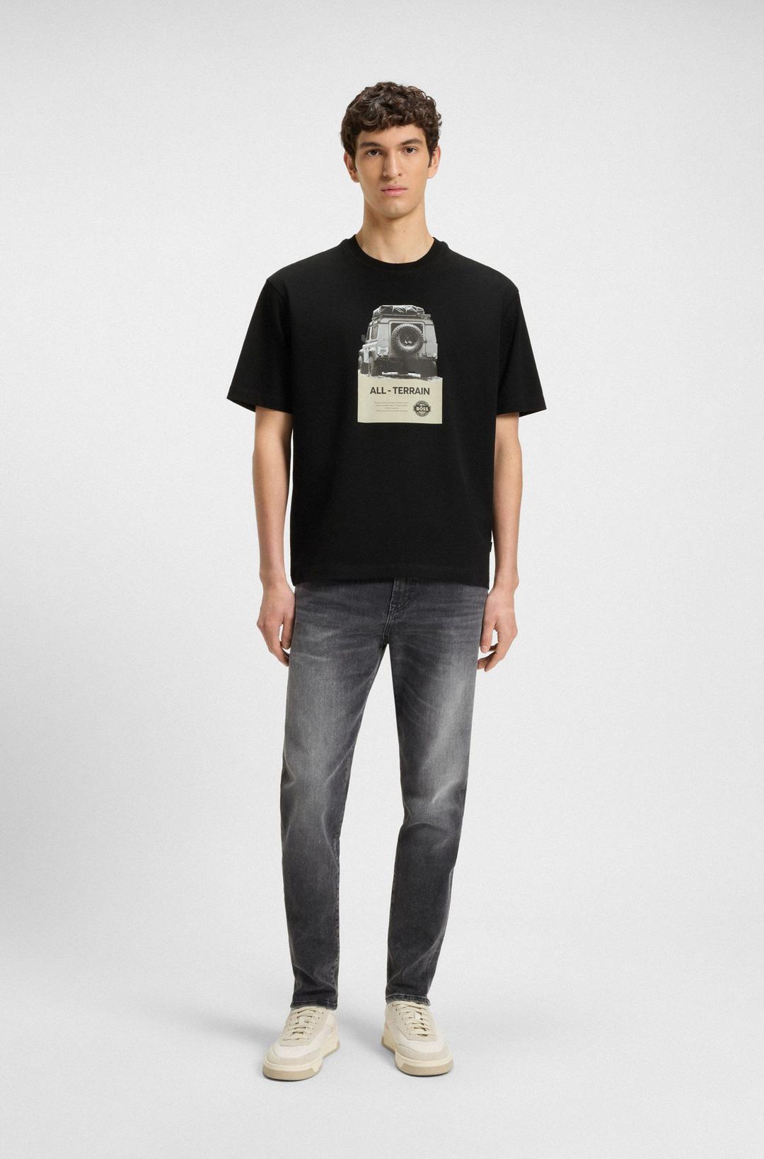 Мужская футболка с принтом BOSS Orange | Фото 4