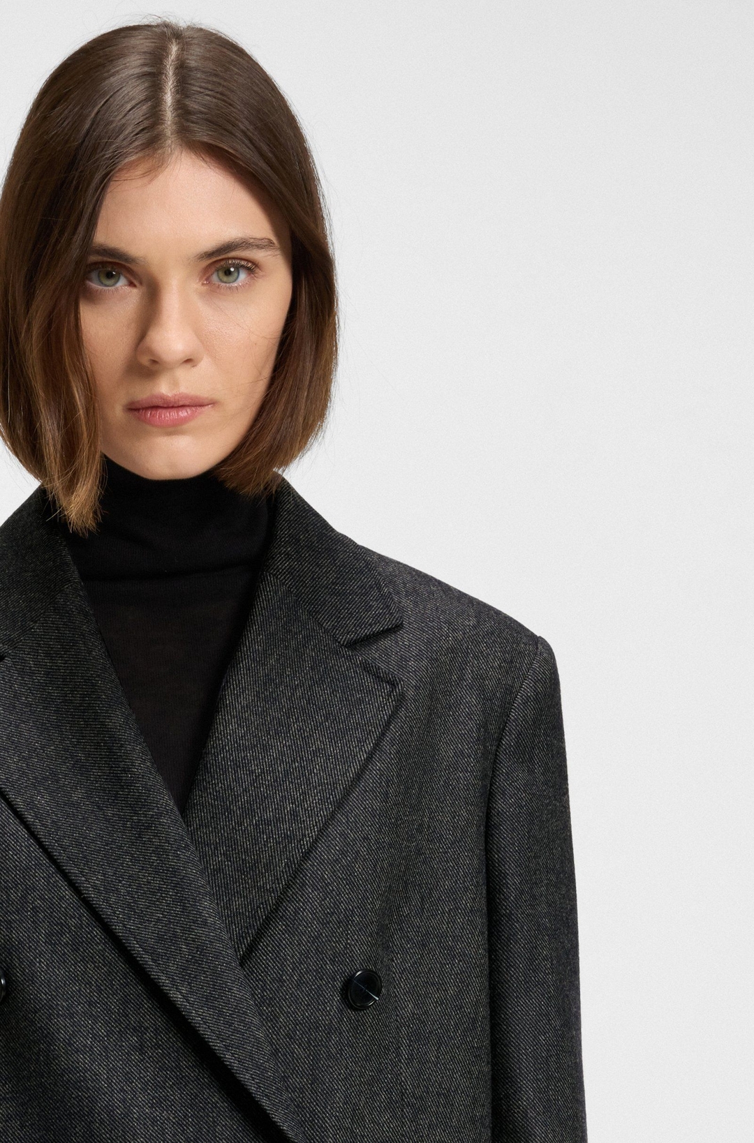 Женский короткий двубортный пиджак BOSS | Фото 6