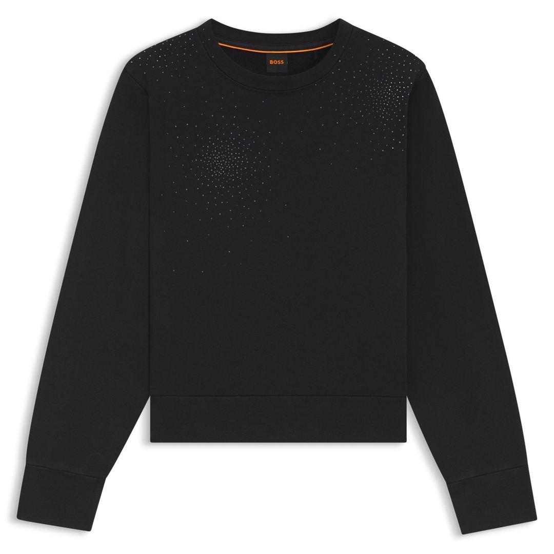Женский свитшот со стразами BOSS | Фото 1