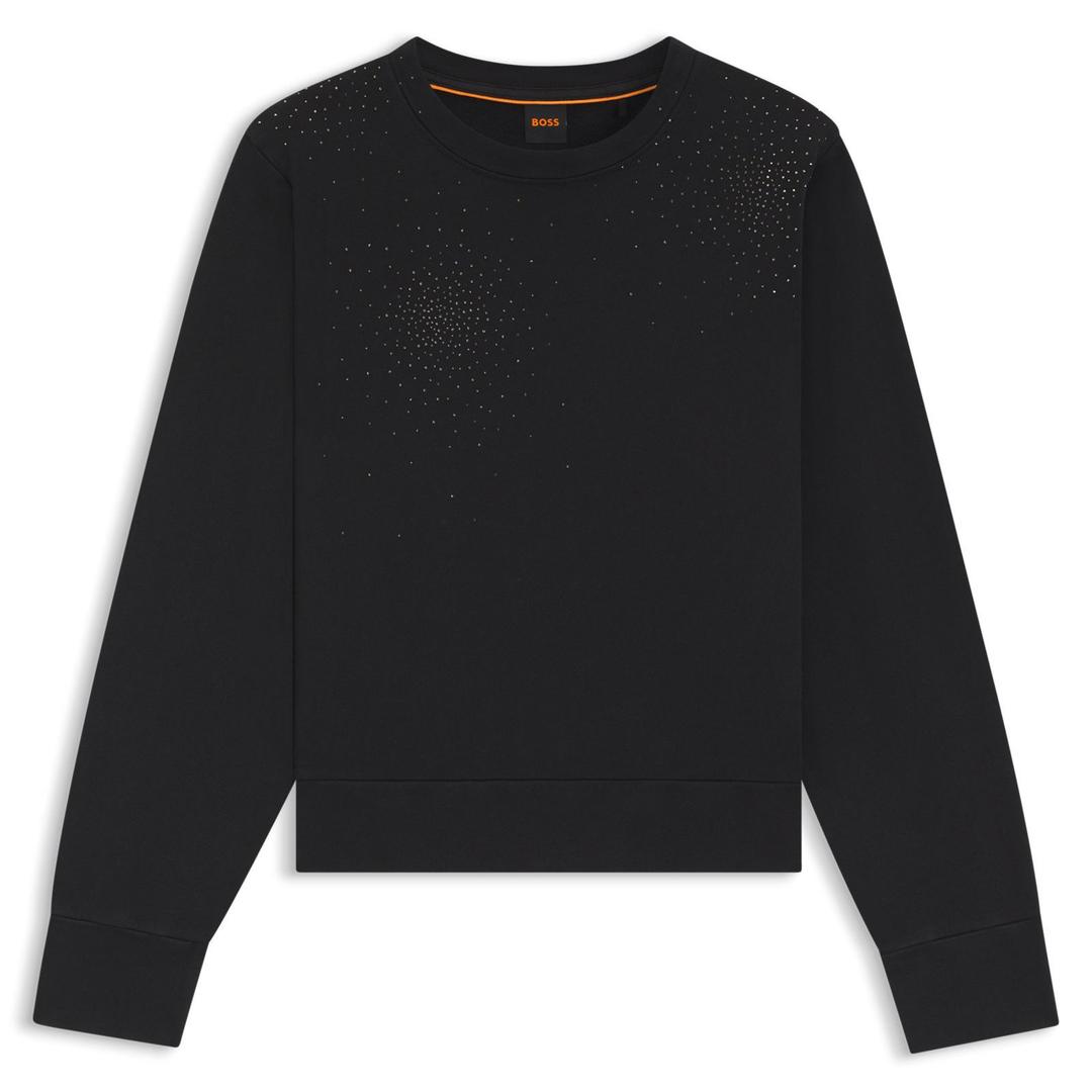 Женский свитшот со стразами BOSS | Фото 1