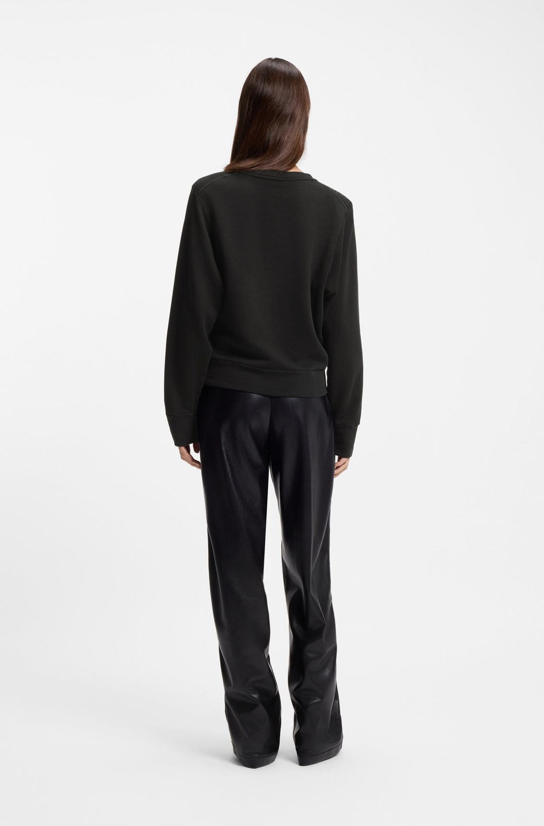 Женский свитшот со стразами BOSS | Фото 4