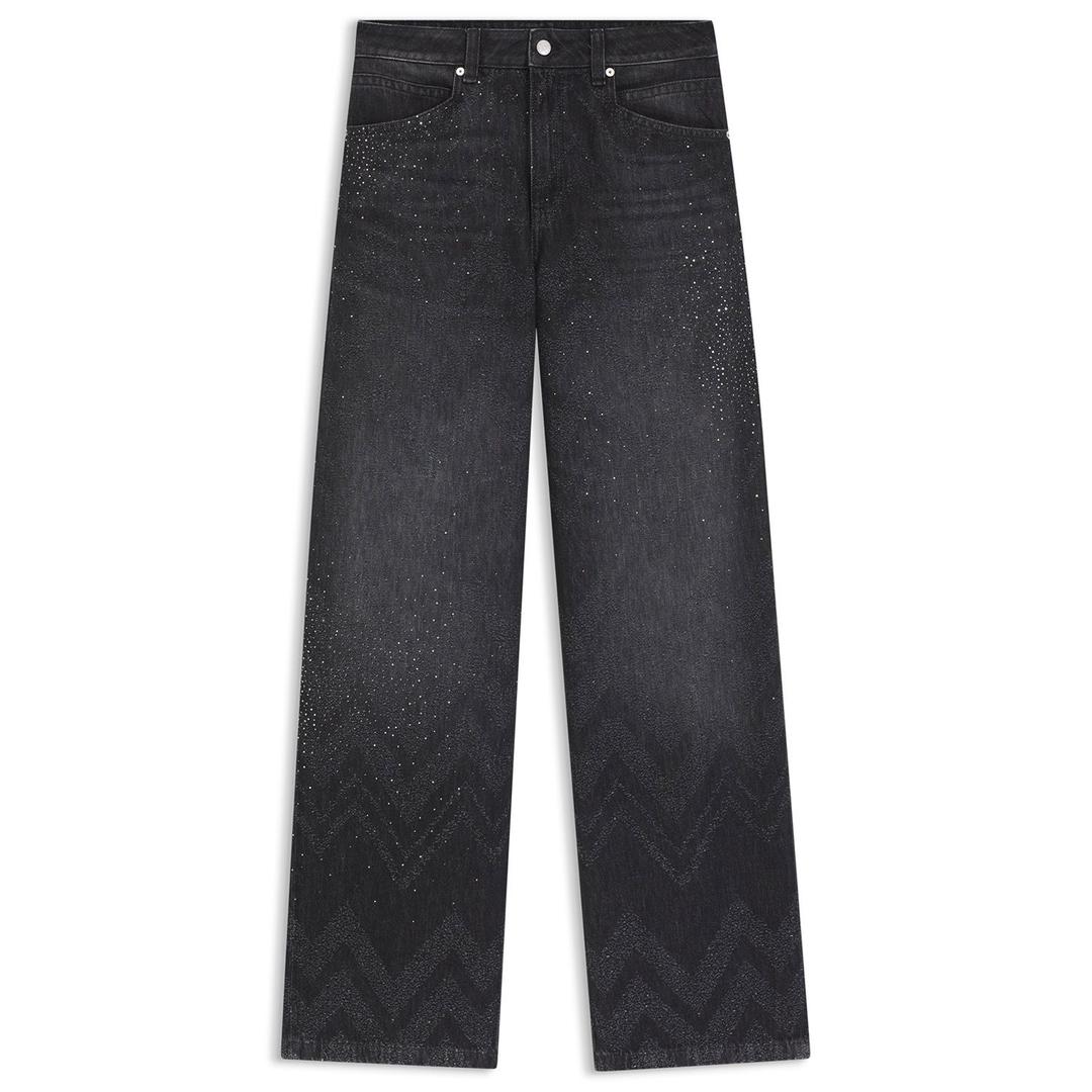 Женские джинсы со стразами BOSS | Фото 1