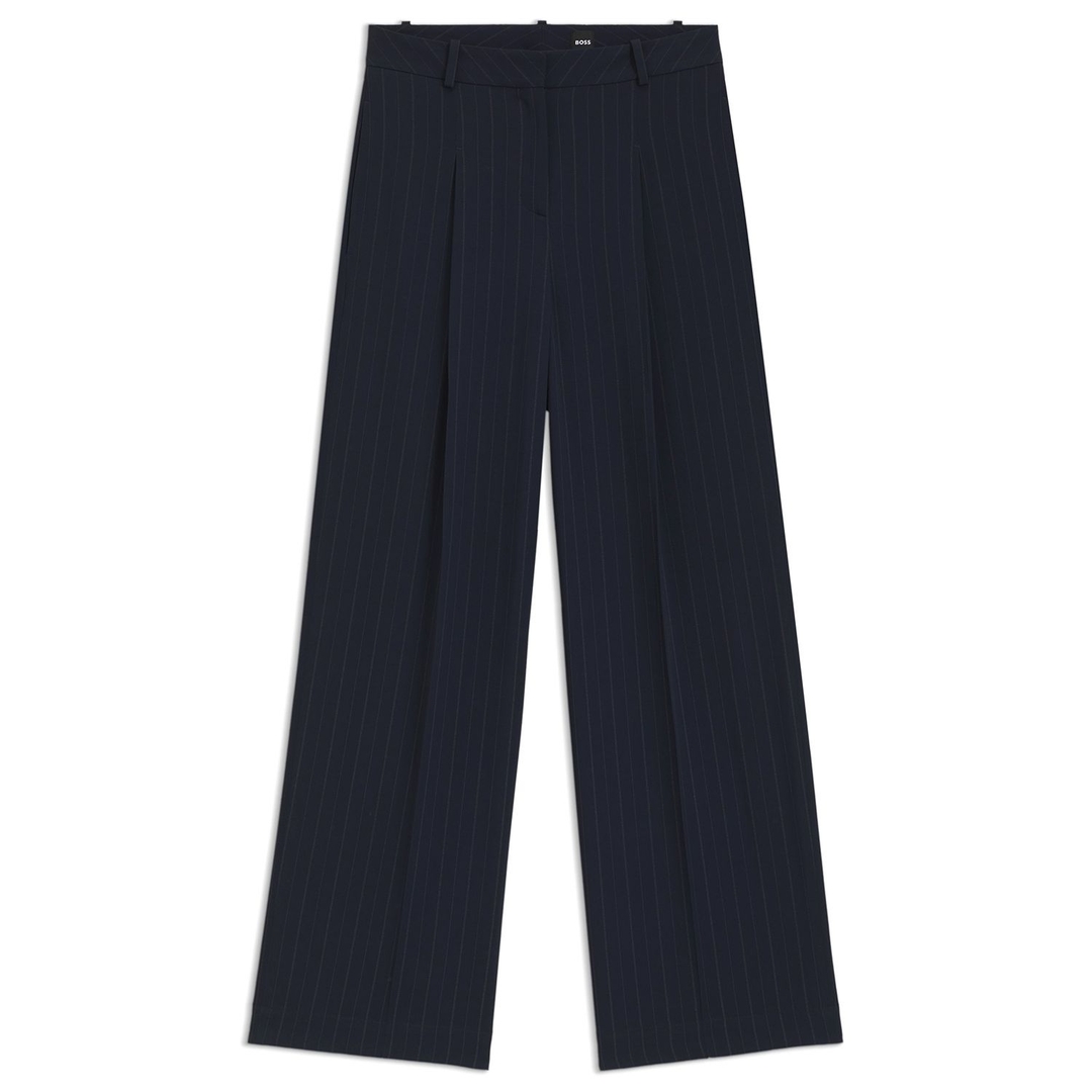 Женские брюки в полоску BOSS | Фото 1