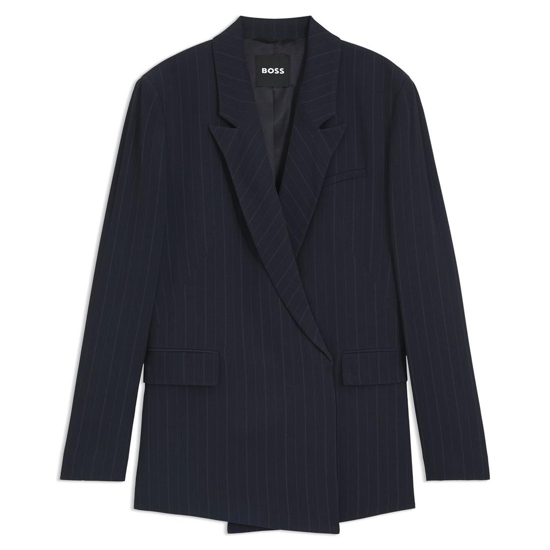Женский пиджак в полоску BOSS | Фото 1