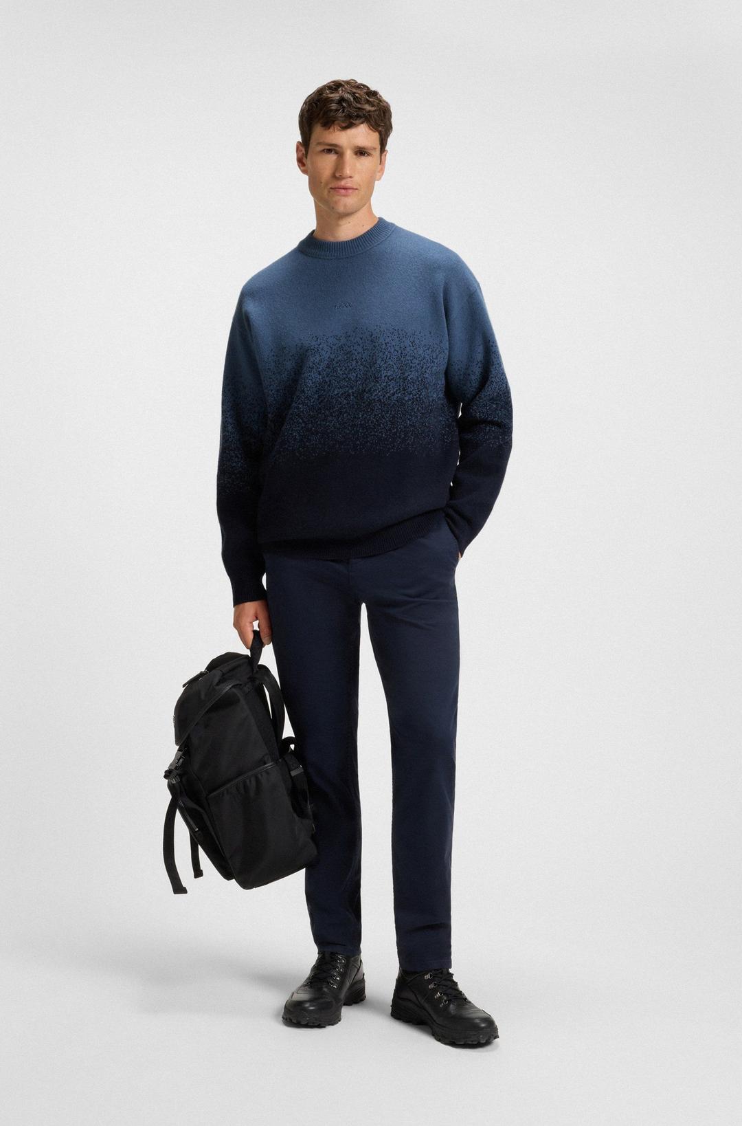 Мужской джемпер из шерсти BOSS Orange | Фото 4