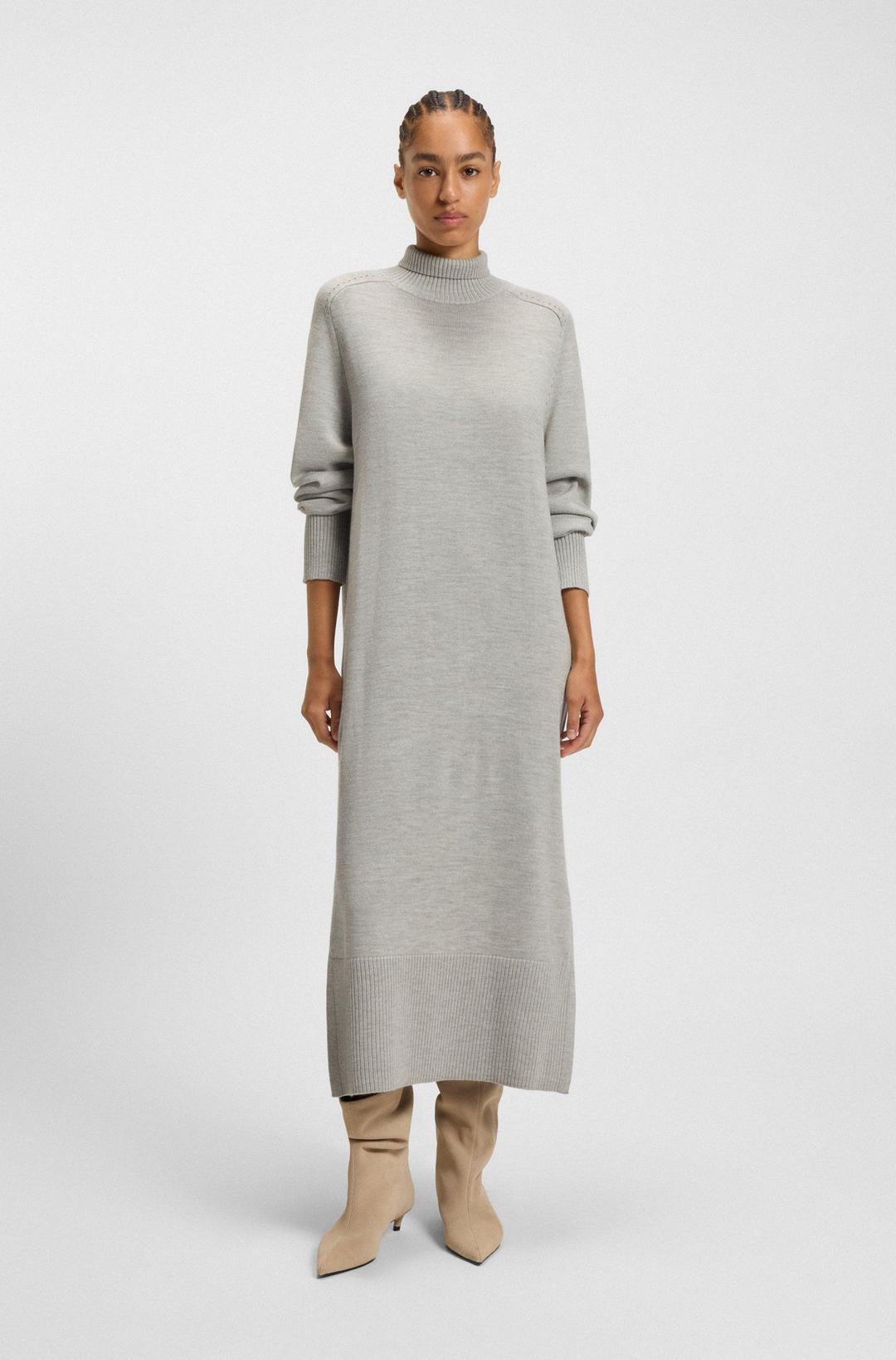 Платье из смесовой шерсти BOSS | Фото 2