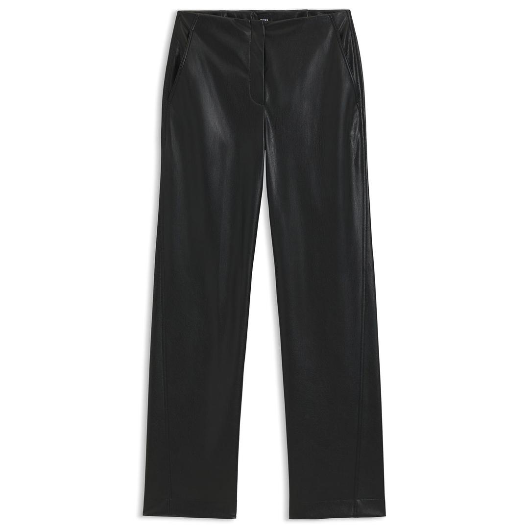 Женские брюки из эко-кожи BOSS | Фото 1