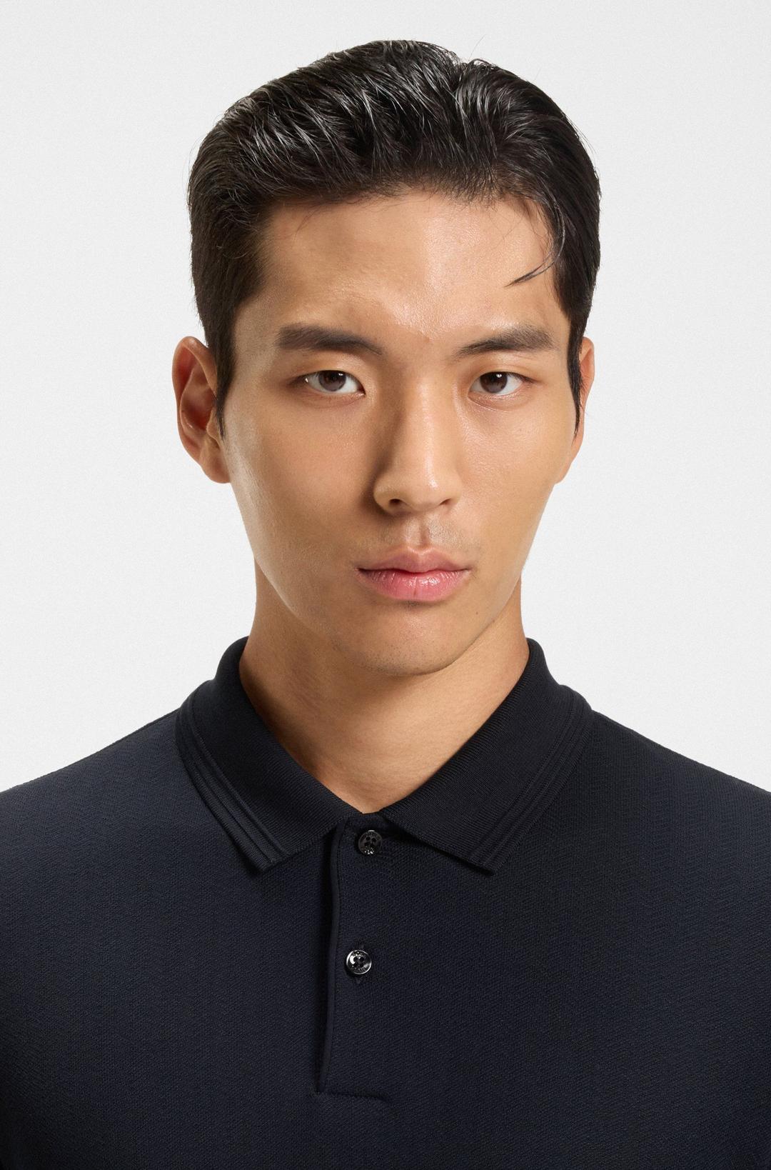 Мужское поло из мерсеризованного хлопка BOSS Black | Фото 3