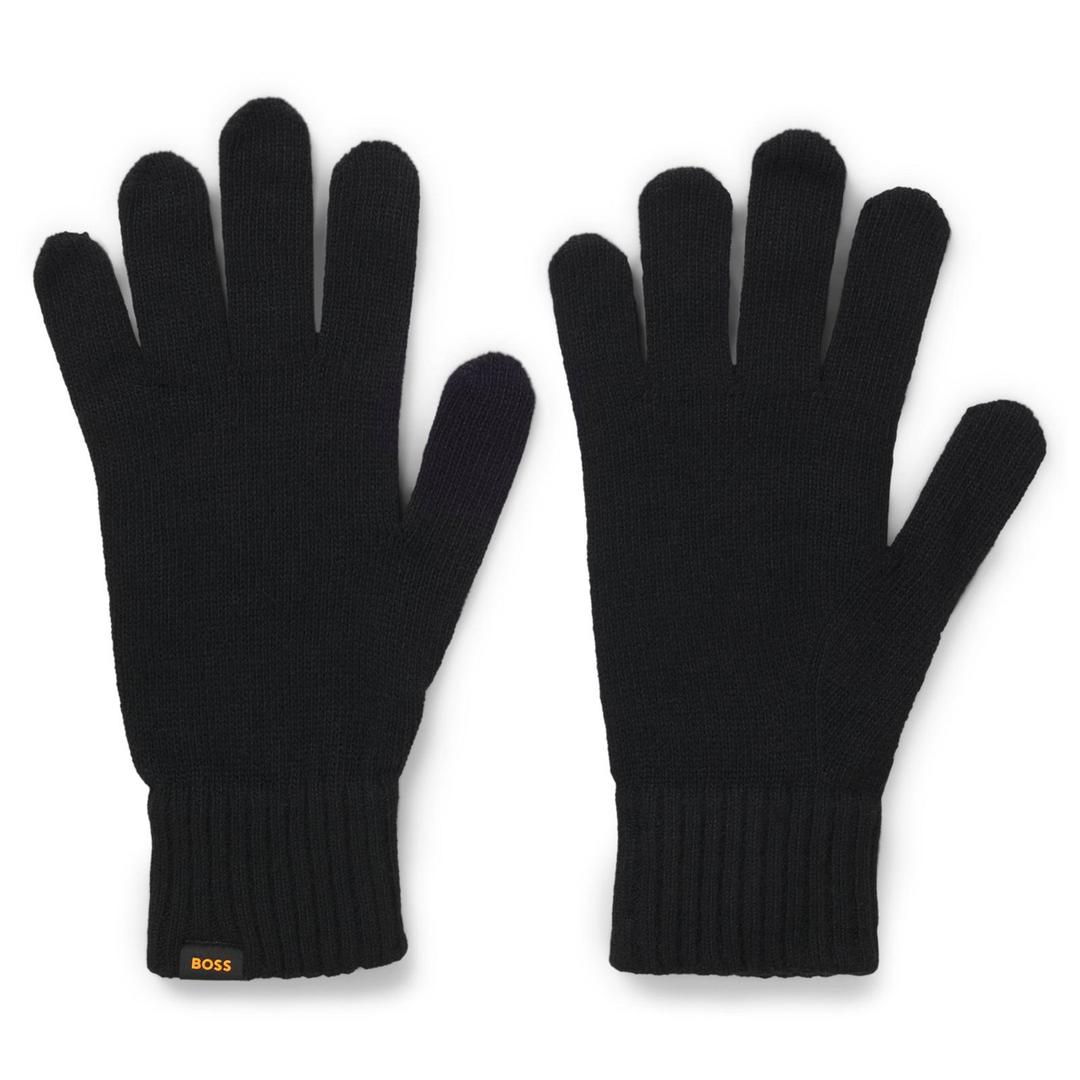 Мужской комплект из вязанных перчаток и шапки BOSS Orange | Фото 3