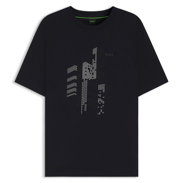 Мужская футболка с урбанистическим принтом BOSS Green