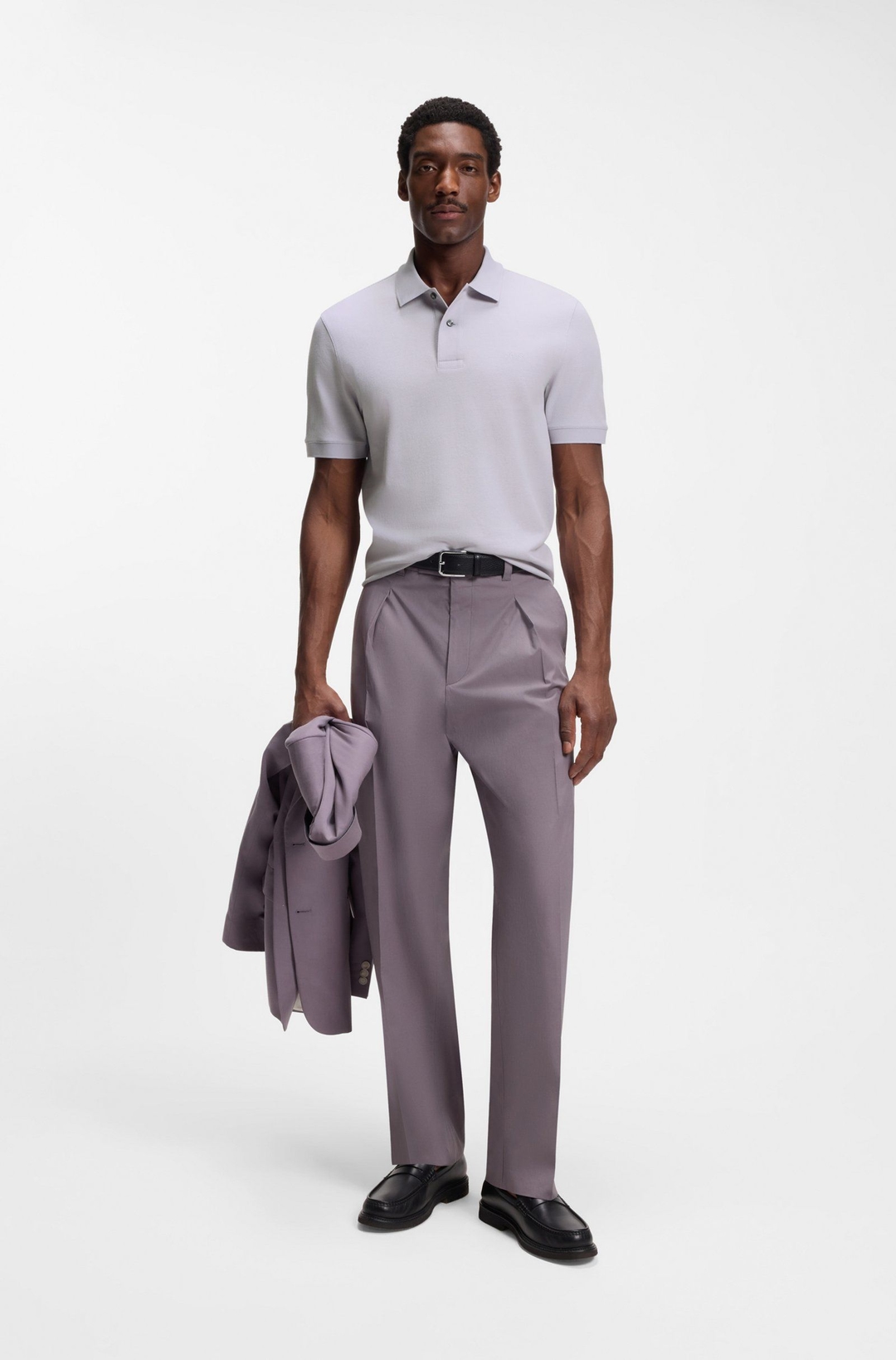 Мужской поло из хлопка BOSS Black | Фото 4