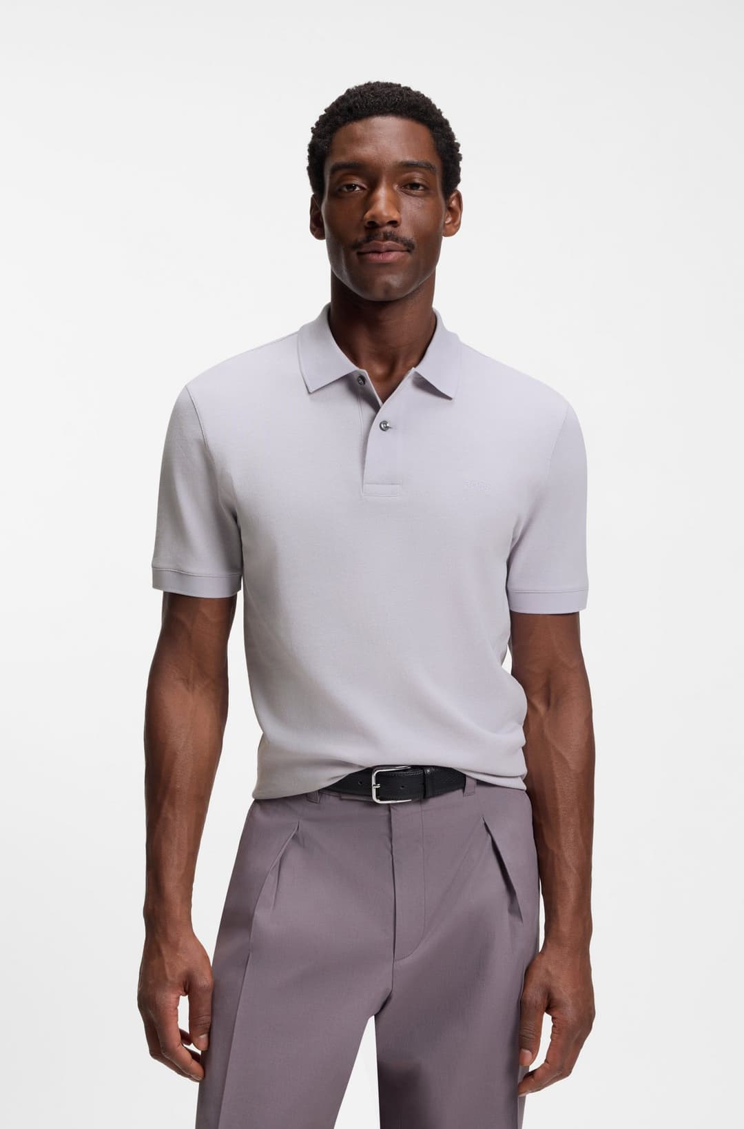 Мужской поло из хлопка BOSS Black | Фото 2