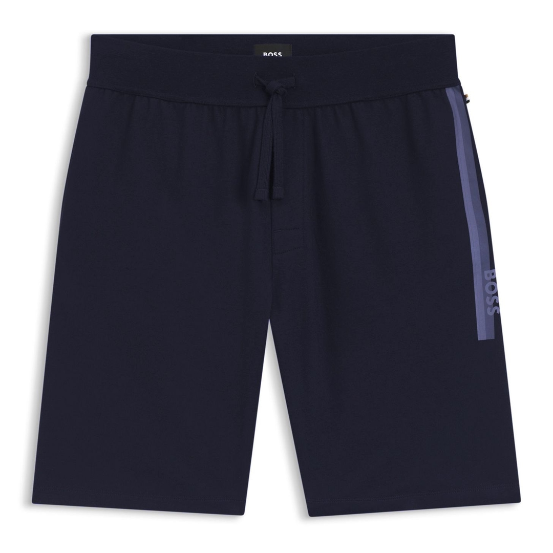 Мужские шорты из тонкого хлопка BOSS Black | Фото 1