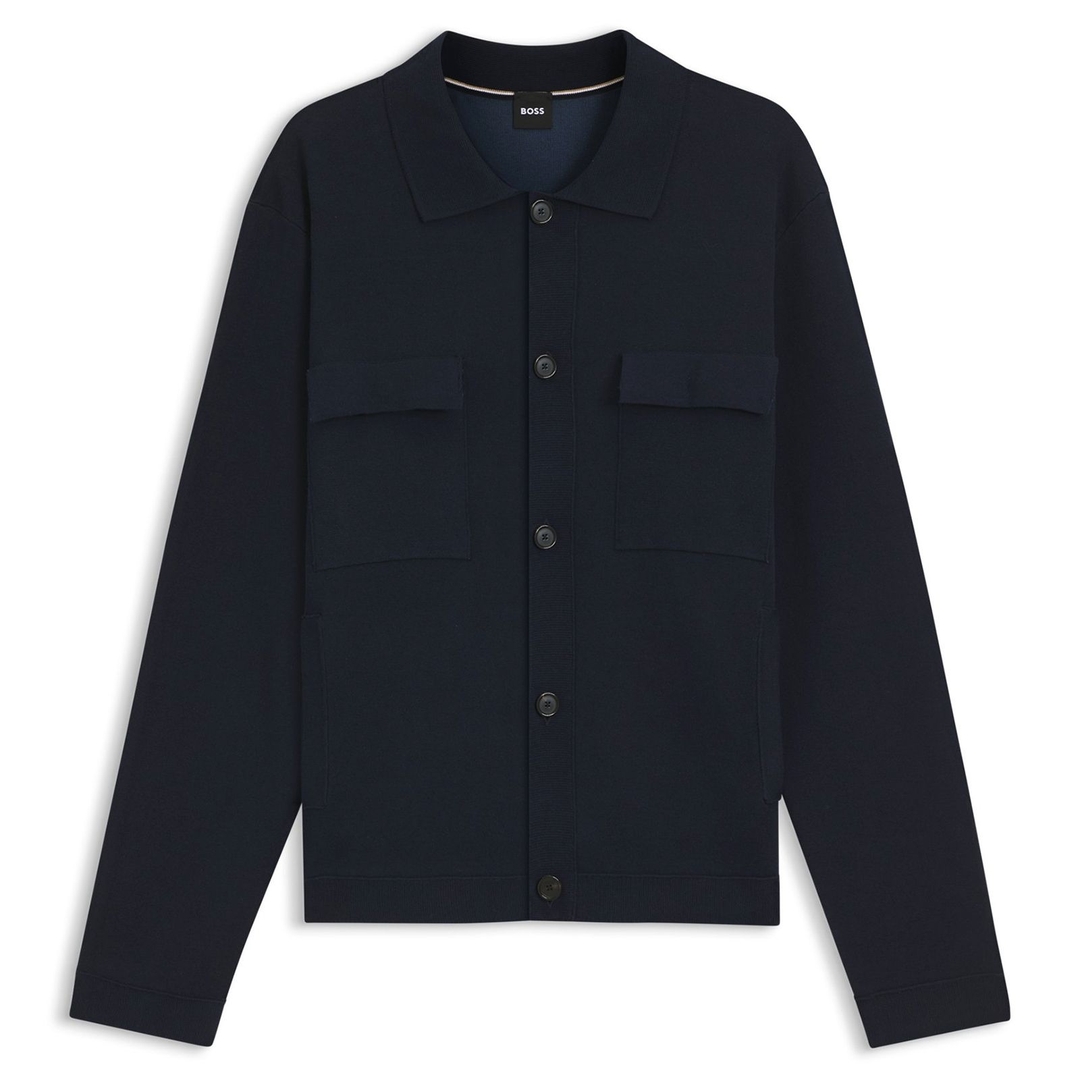 Мужской хлопковый жакет BOSS Black | Фото 1