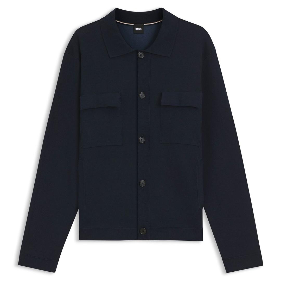 Мужской хлопковый жакет BOSS Black | Фото 1