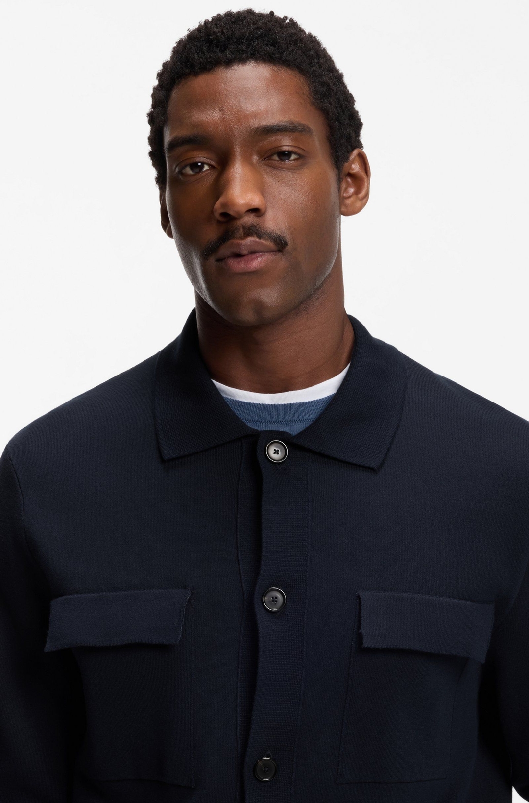 Мужской хлопковый жакет BOSS Black | Фото 3