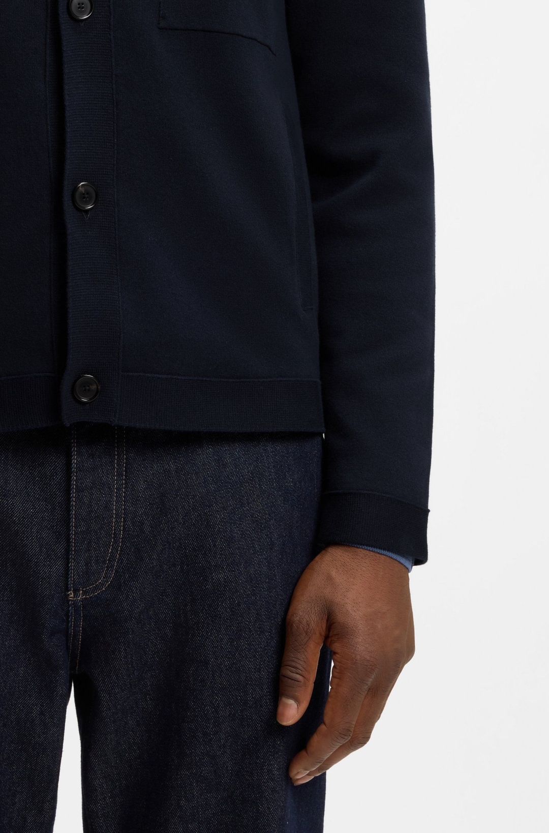 Мужской хлопковый жакет BOSS Black | Фото 4