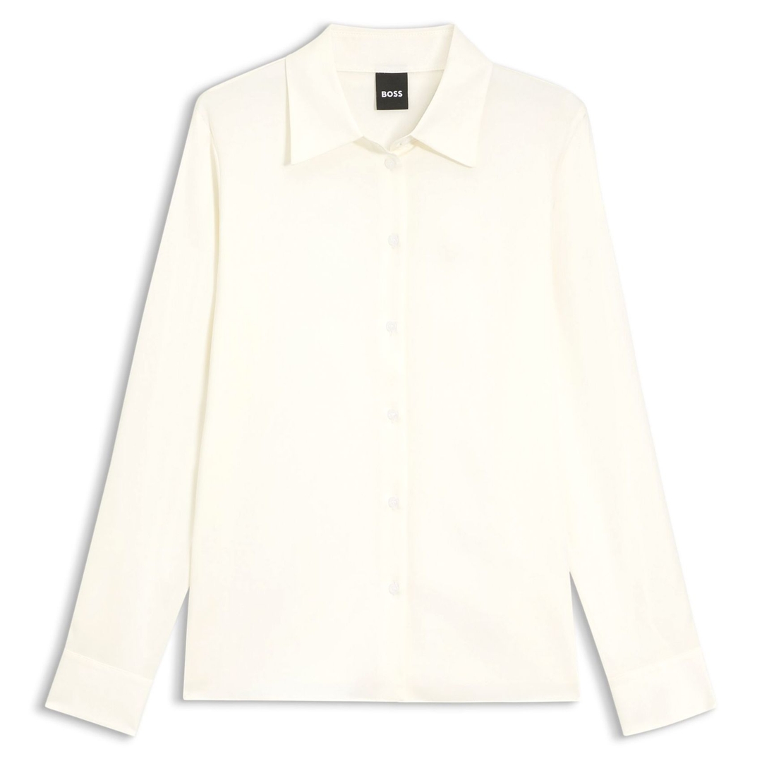 Женская шелковая блуза BOSS | Фото 1