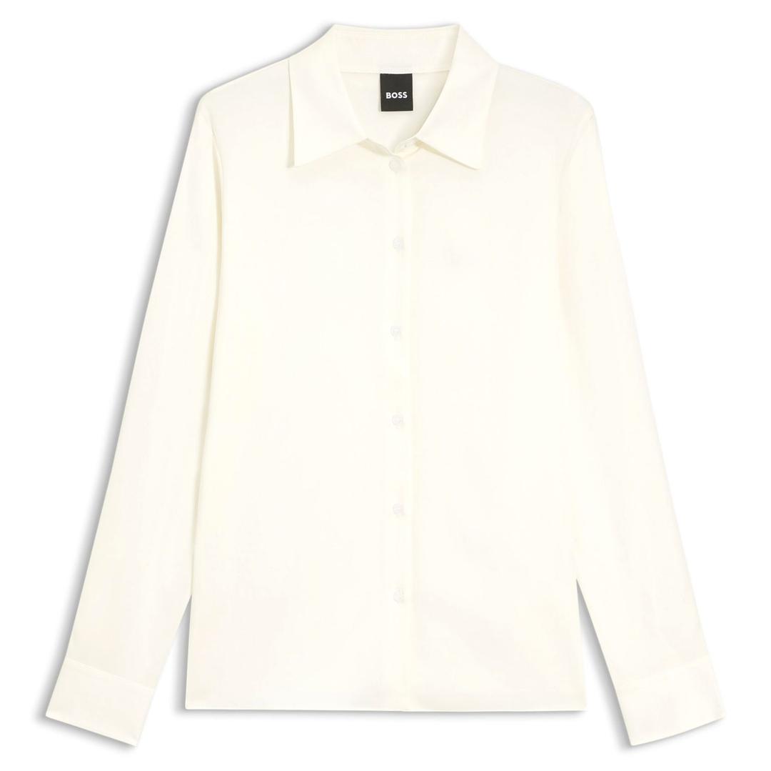 Женская шелковая блуза BOSS | Фото 1