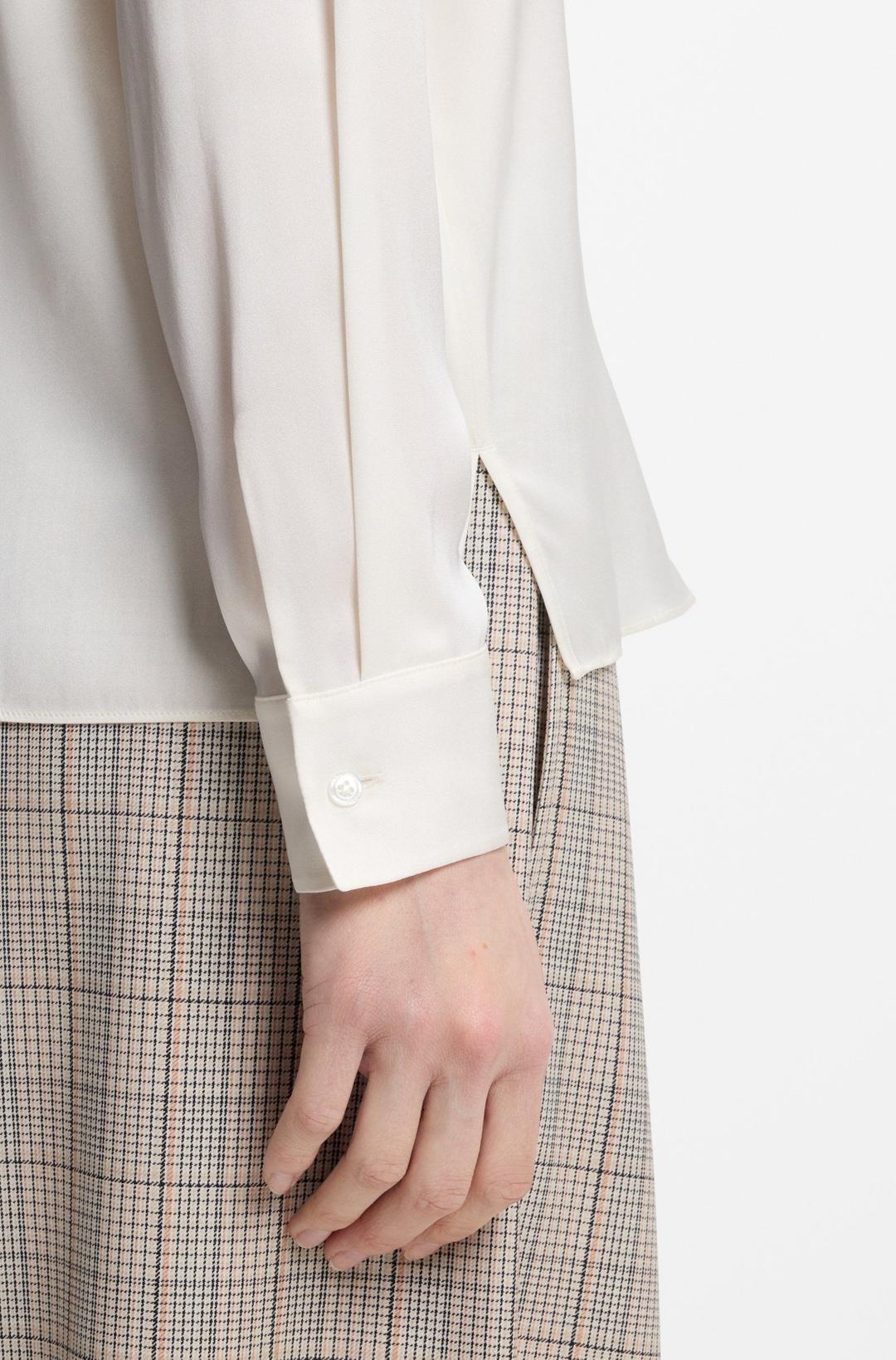 Женская шелковая блуза BOSS | Фото 6