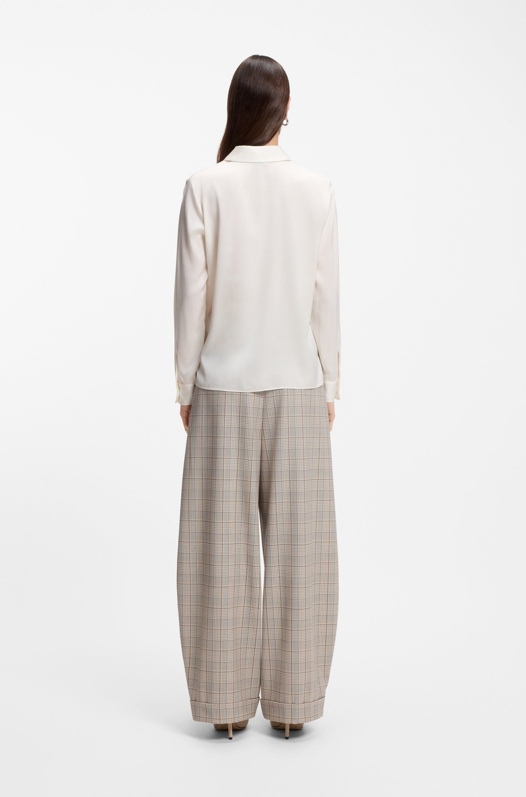 Женская шелковая блуза BOSS | Фото 5