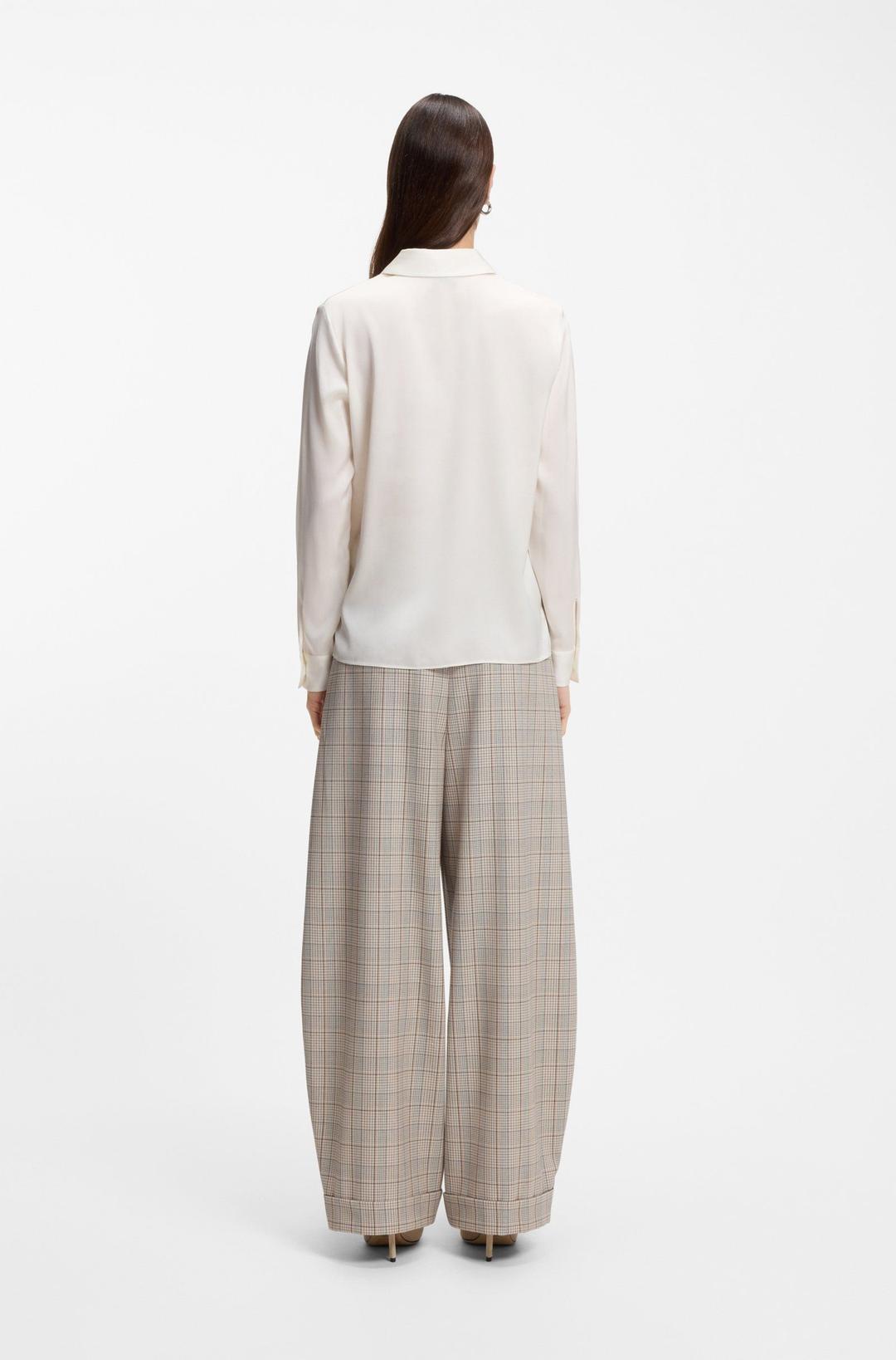 Женская шелковая блуза BOSS | Фото 5