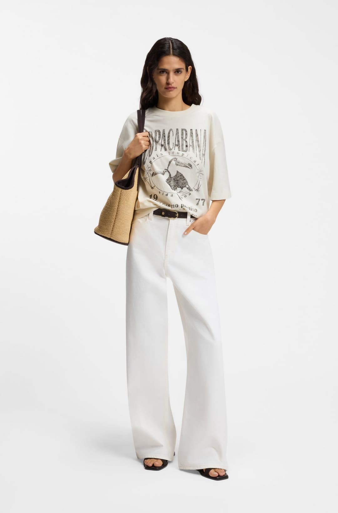 Женская футболка с принтом BOSS | Фото 3