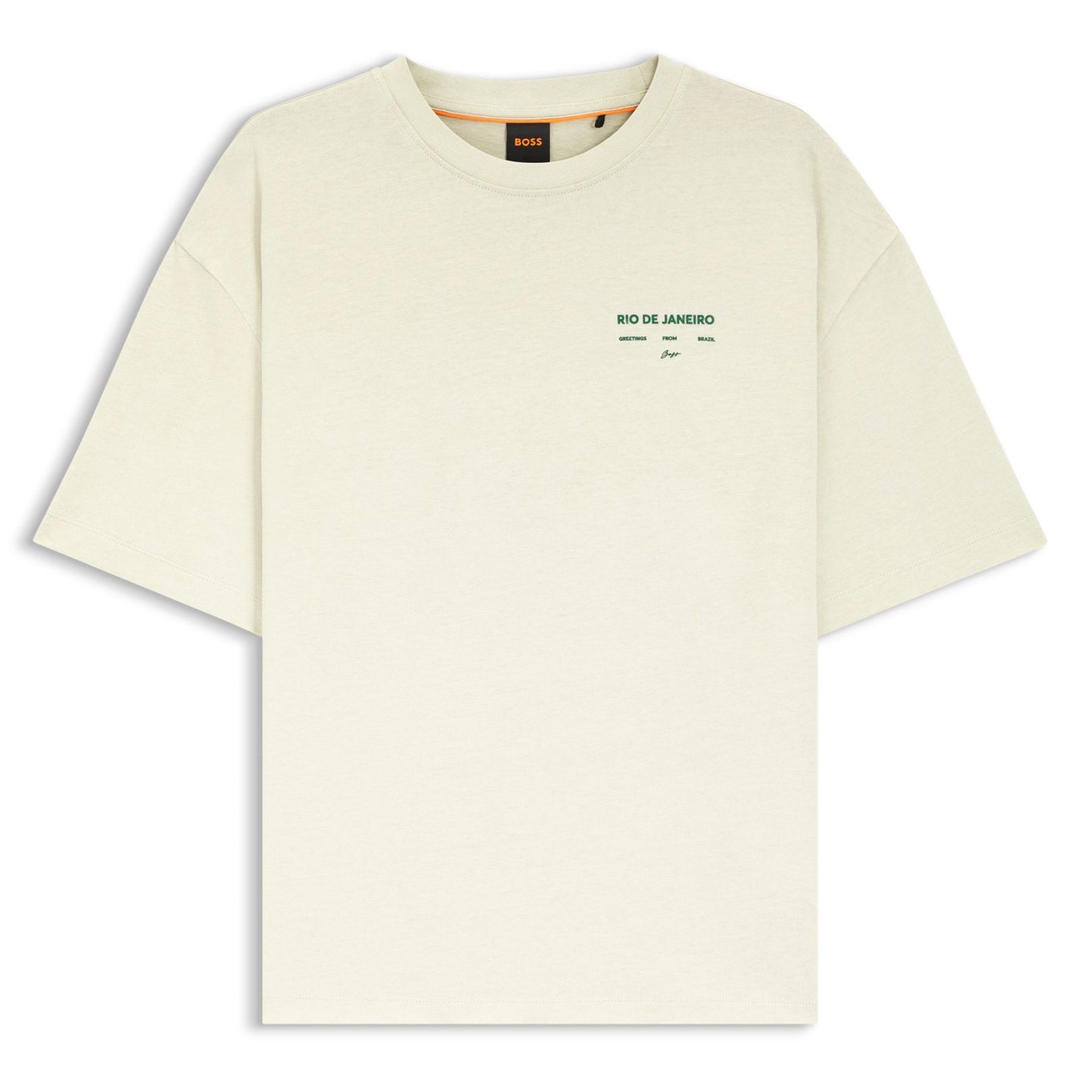 Женская футболка с принтом BOSS | Фото 1