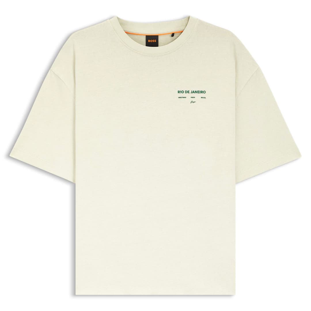 Женская футболка с принтом BOSS | Фото 1