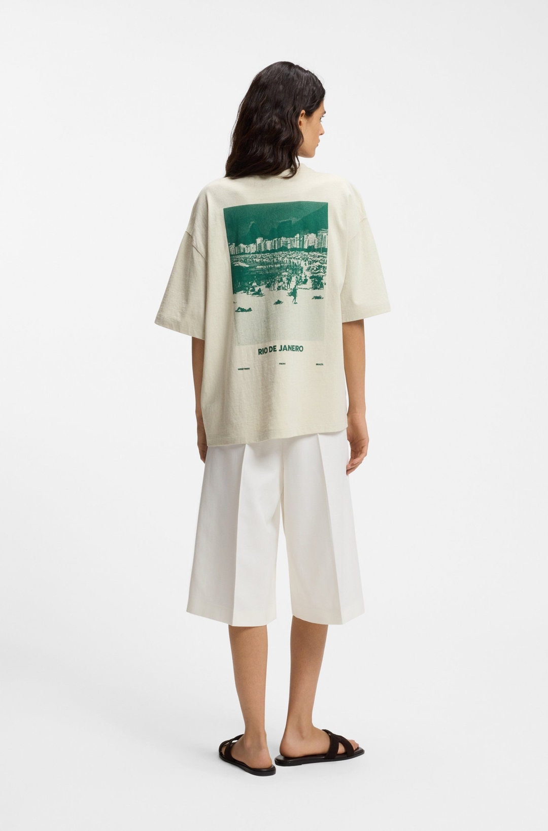 Женская футболка с принтом BOSS | Фото 4