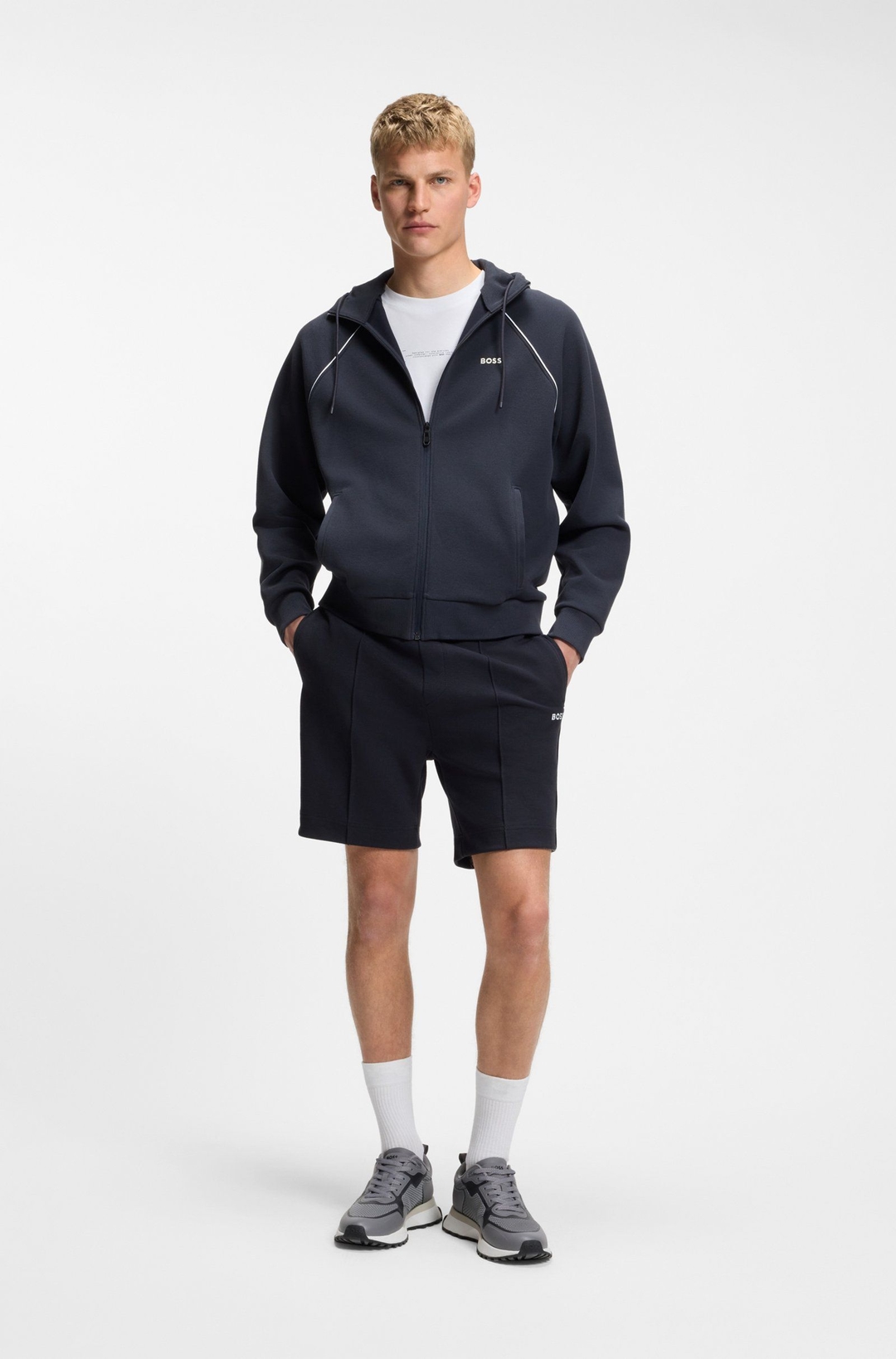 Мужские трикотажные шорты BOSS Green | Фото 5